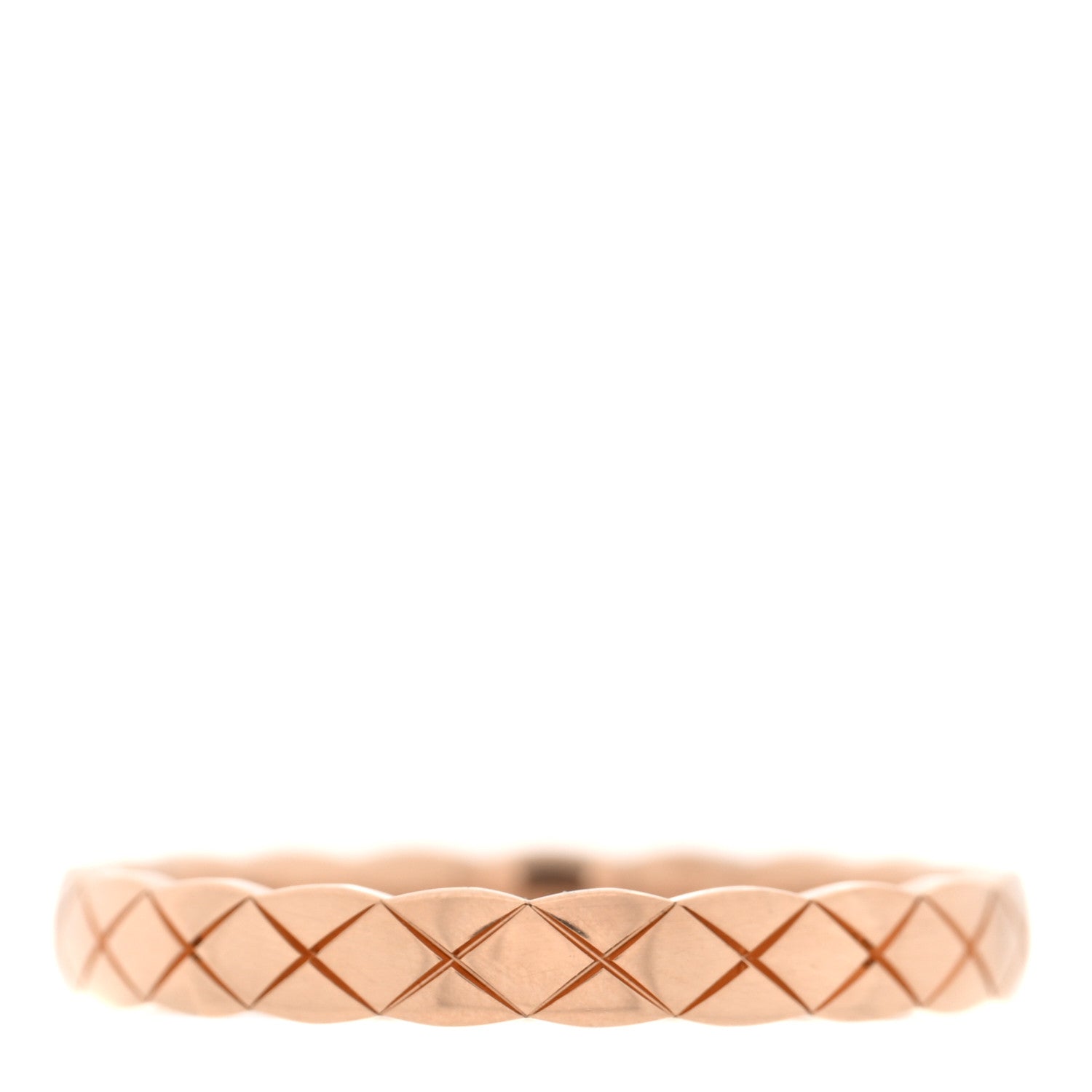 18K Beige Gold Mini Coco Crush Ring 63 10.25