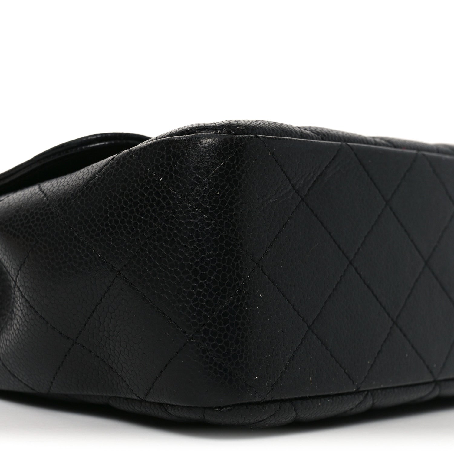 Caviar Quilted Jumbo Single Flap Black