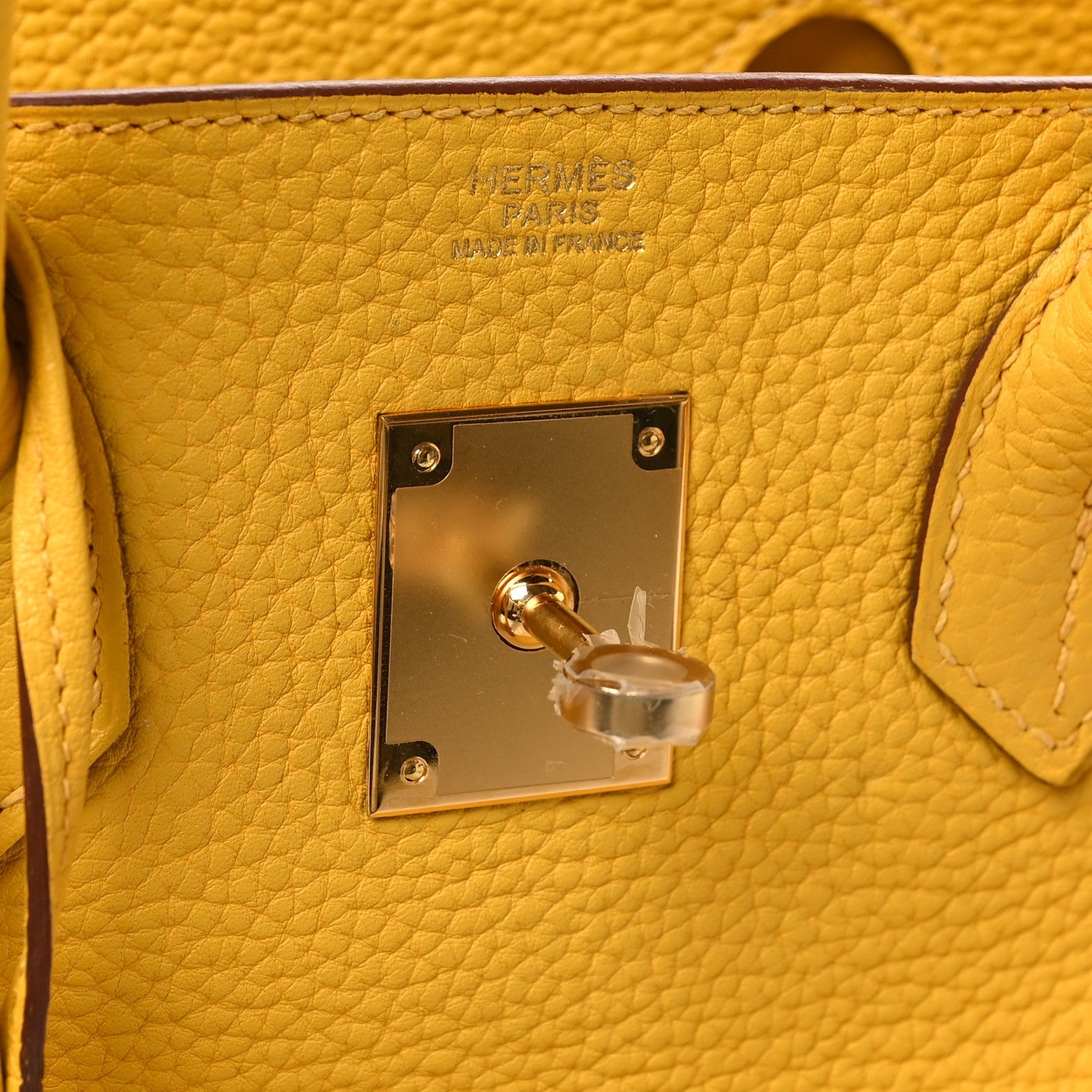 Togo BIRKIN 30 Jaune Ambre