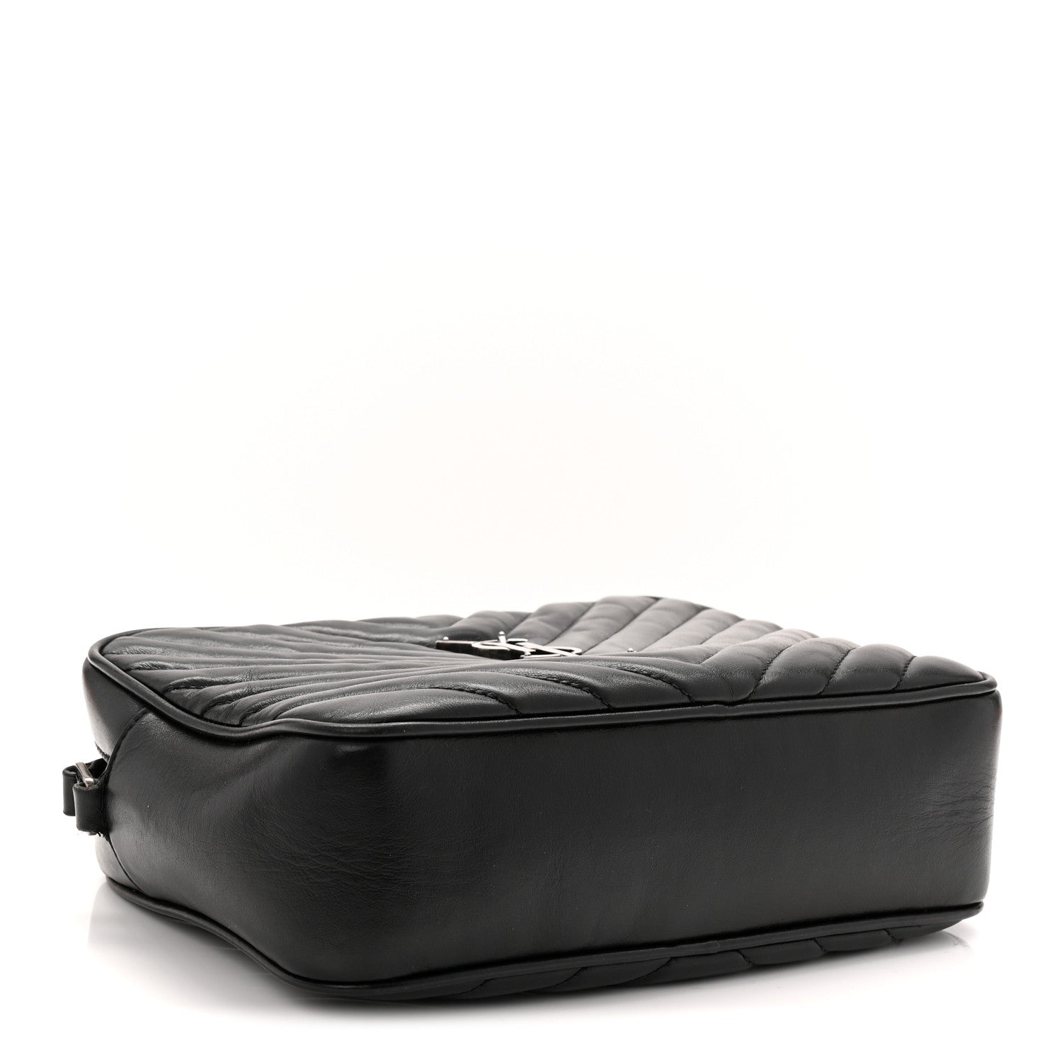 Calfskin Matelasse Monogram Lou Camera Bag Black