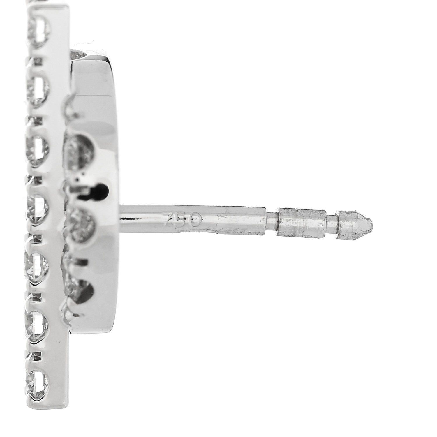 18K White Gold Diamond Finesse Earrings