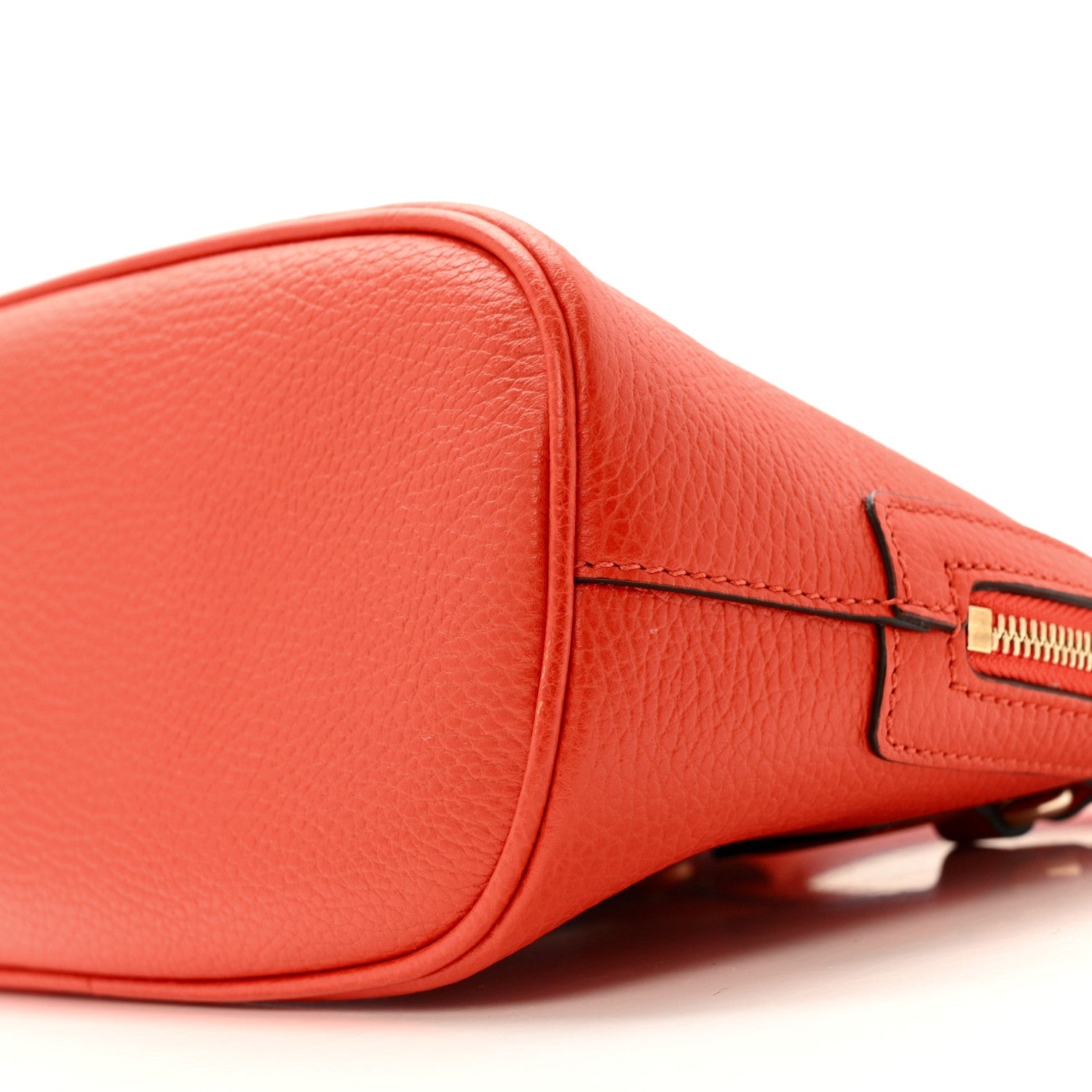 Dollar Calfskin Small GG Charm Dome Bag Orange