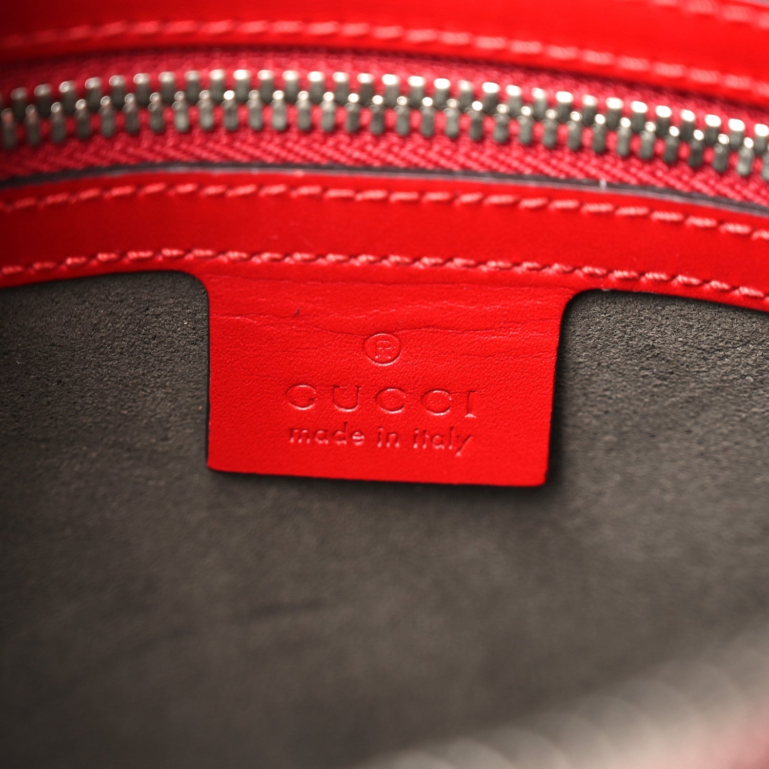 Guccissima Signature Messenger Bag Hibiscus Red