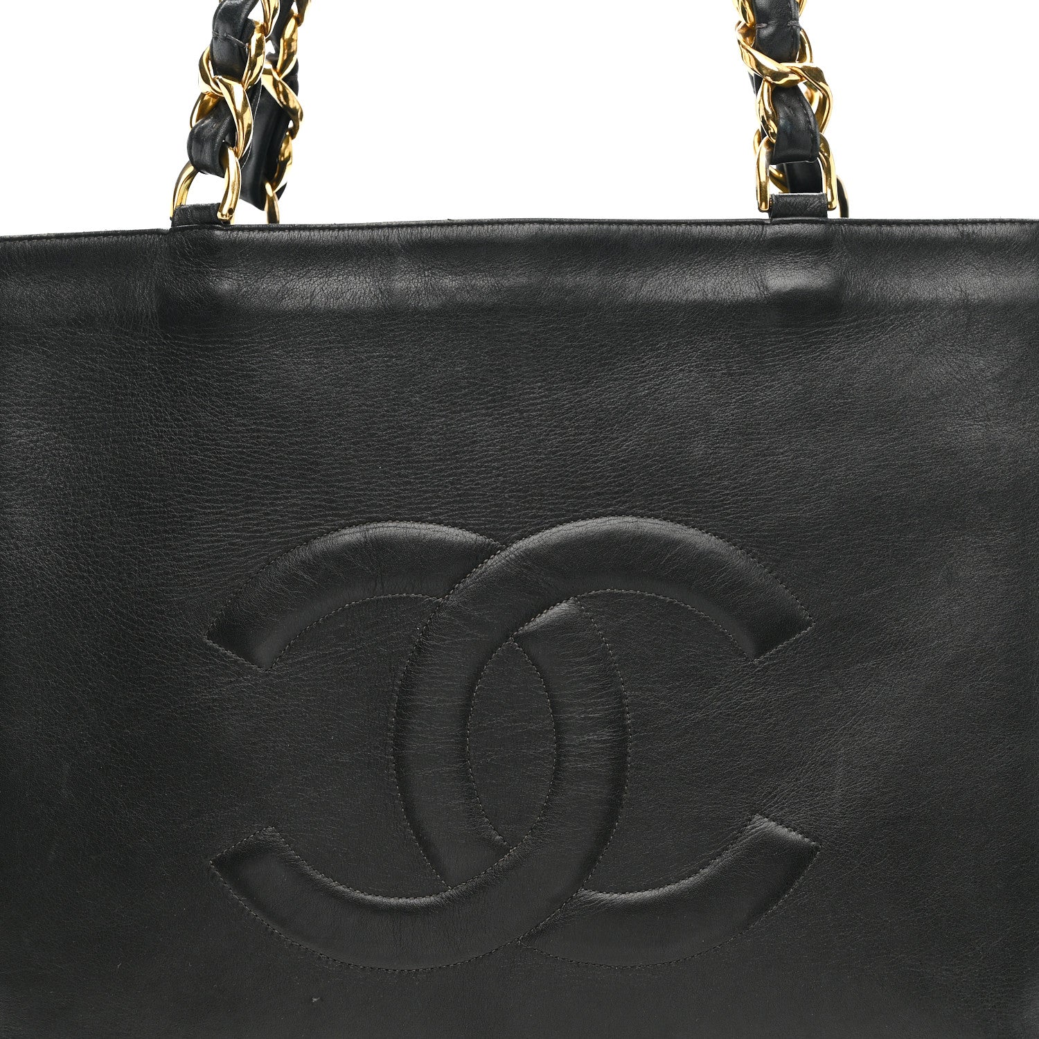 Lambskin CC Tote Black