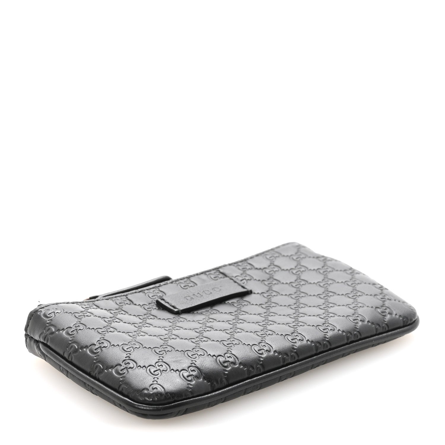 Microguccissima Key Ring Coin Case Black
