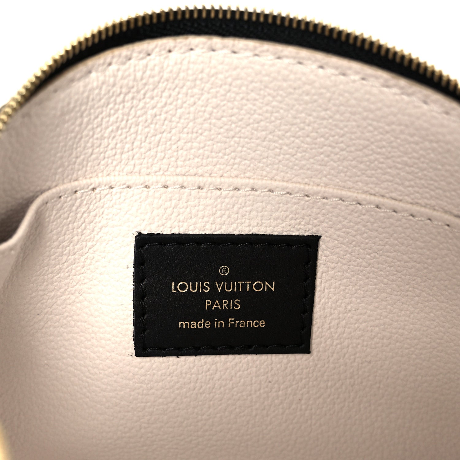 Monogram Giant Crafty Cosmetic Pouch Creme Caramel