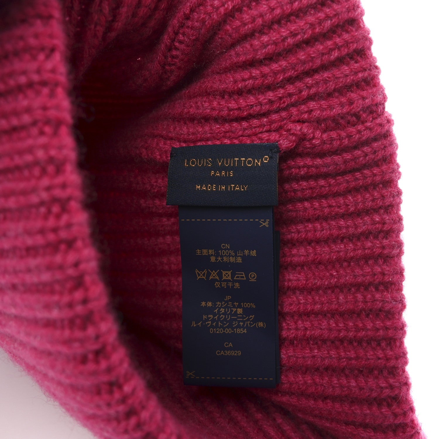 Cashmere LV Spark Beanie Rose Pondicherry