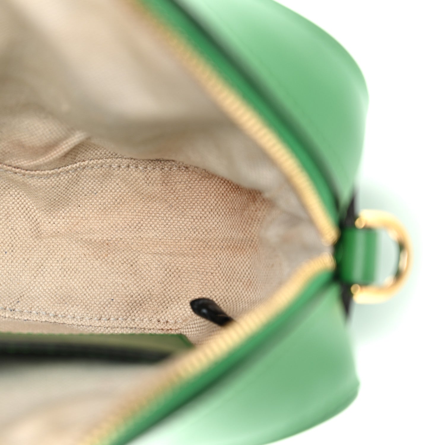 Calfskin GG Matelasse Shoulder Bag Spring Green Natural