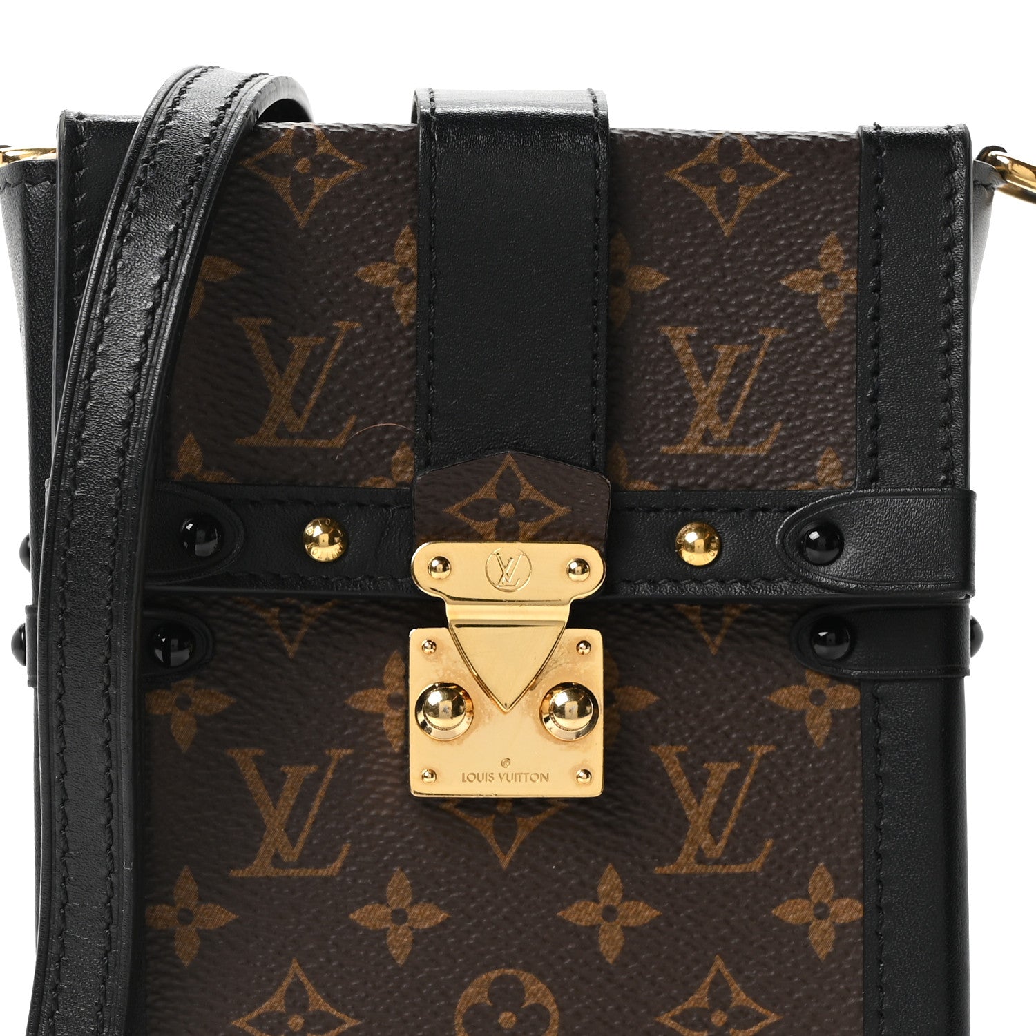 Monogram Pochette Trunk Verticale Black