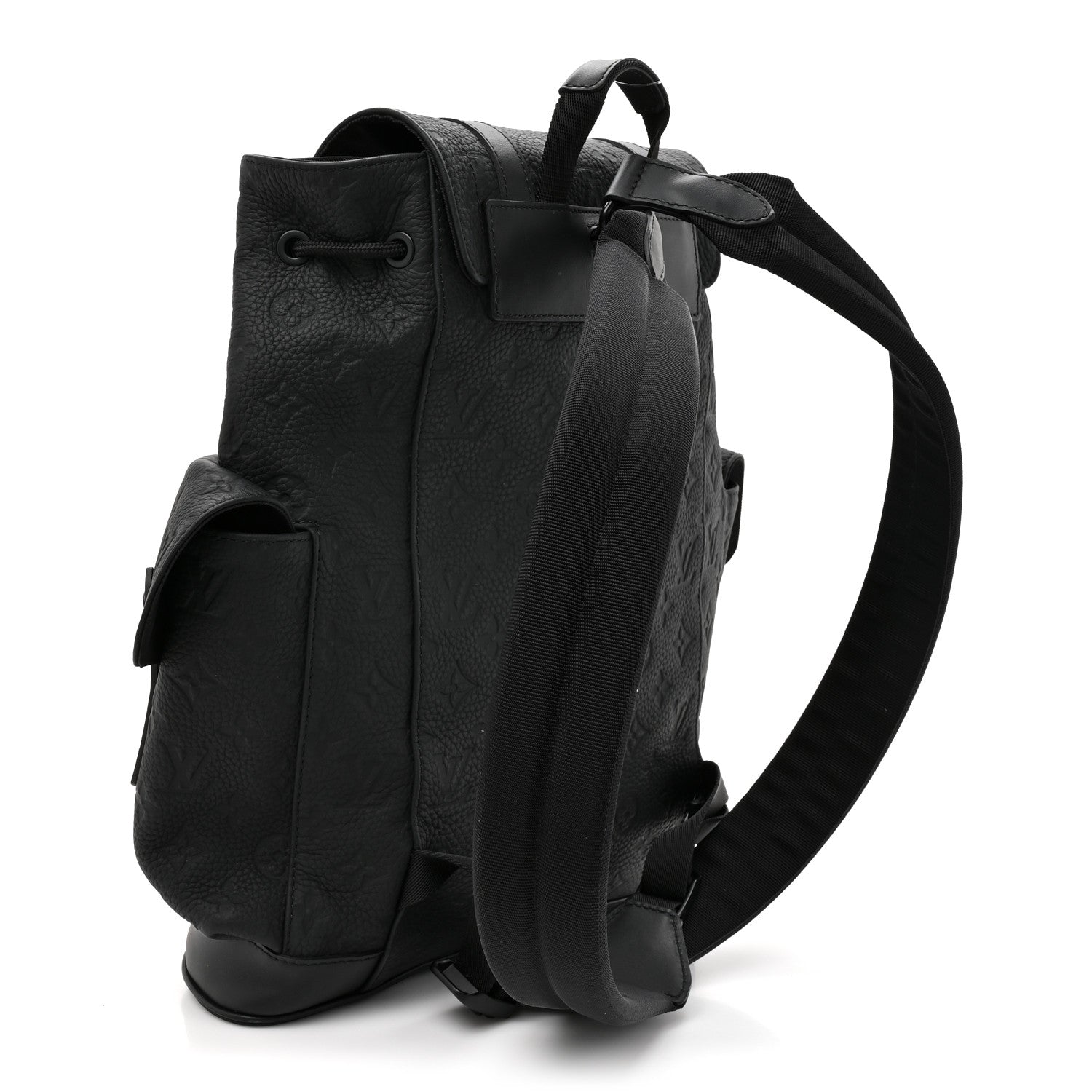 Taurillon Monogram Christopher MM Backpack Black