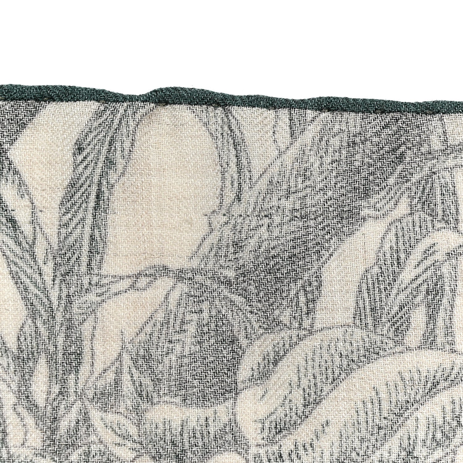 Cashmere Silk All 'Orto Botanico Di Palermo Shawl 140 Vert Loden Naturel Encre