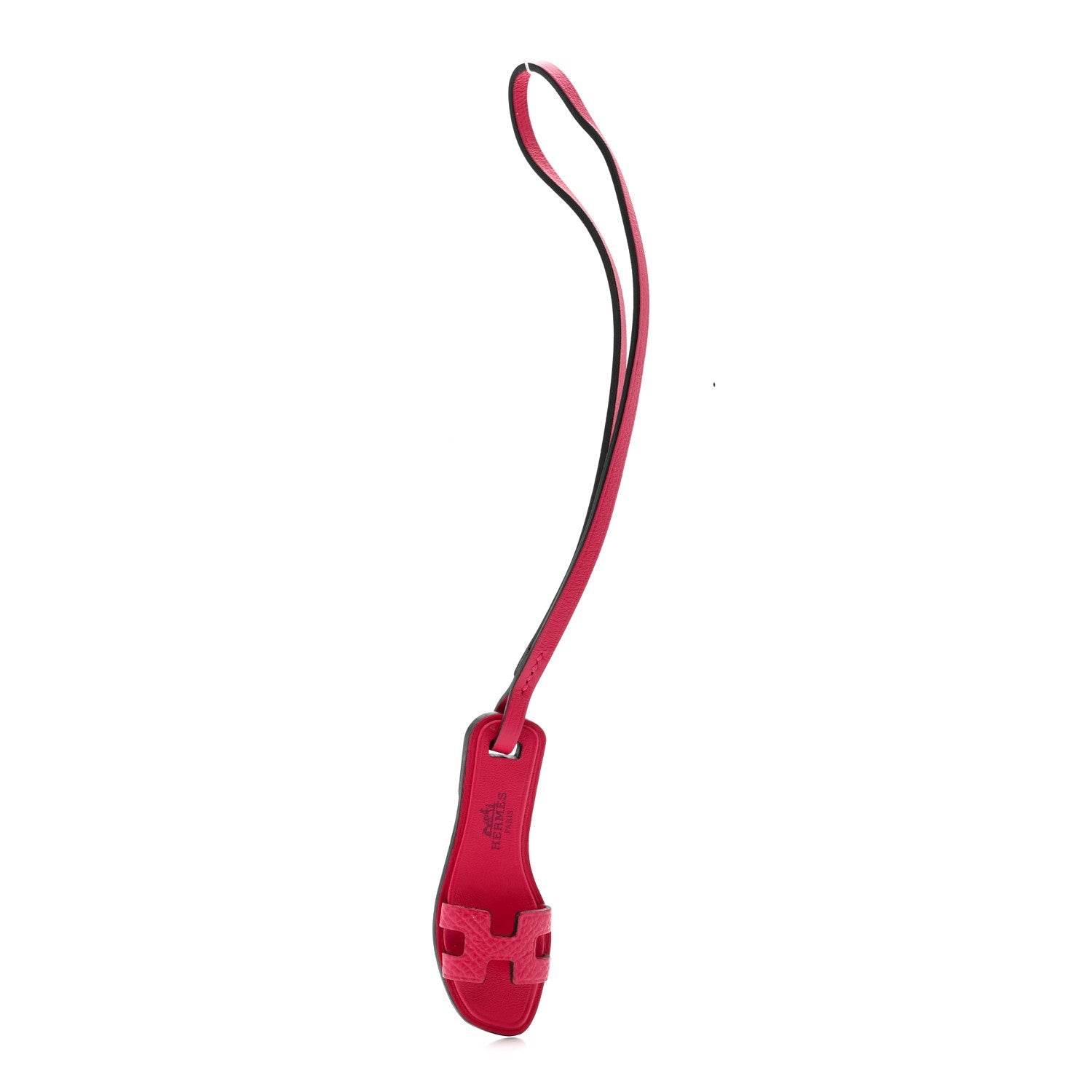 Epsom Butler Calfskin Hunter Oran Nano Bag Charm Rose Mexico