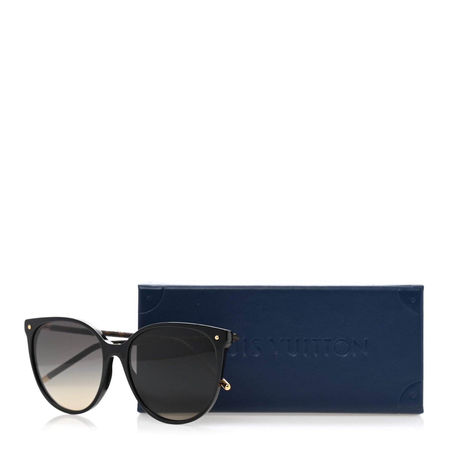 Monogram Acetate LV First Round Sunglasses Z1710W Black