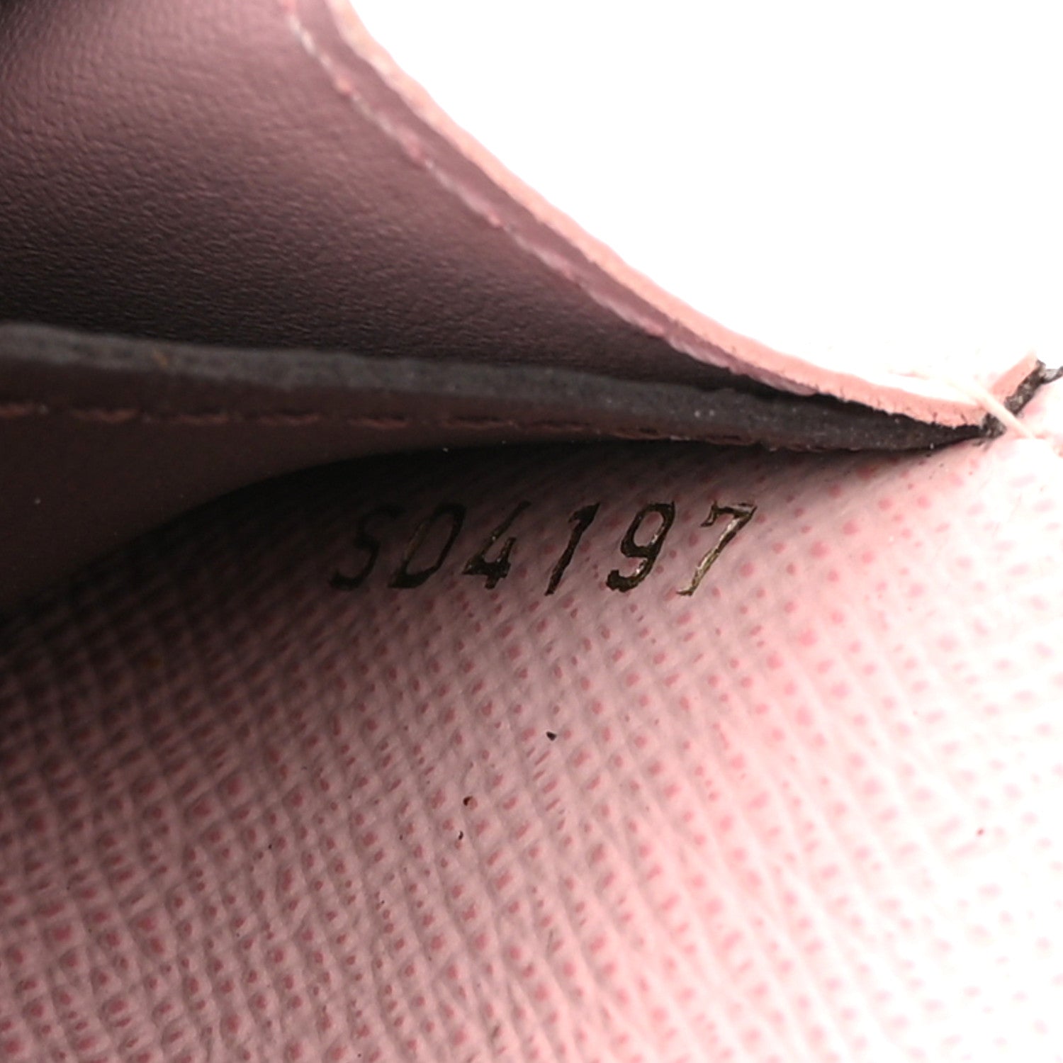 Monogram Emilie Wallet Rose Ballerine