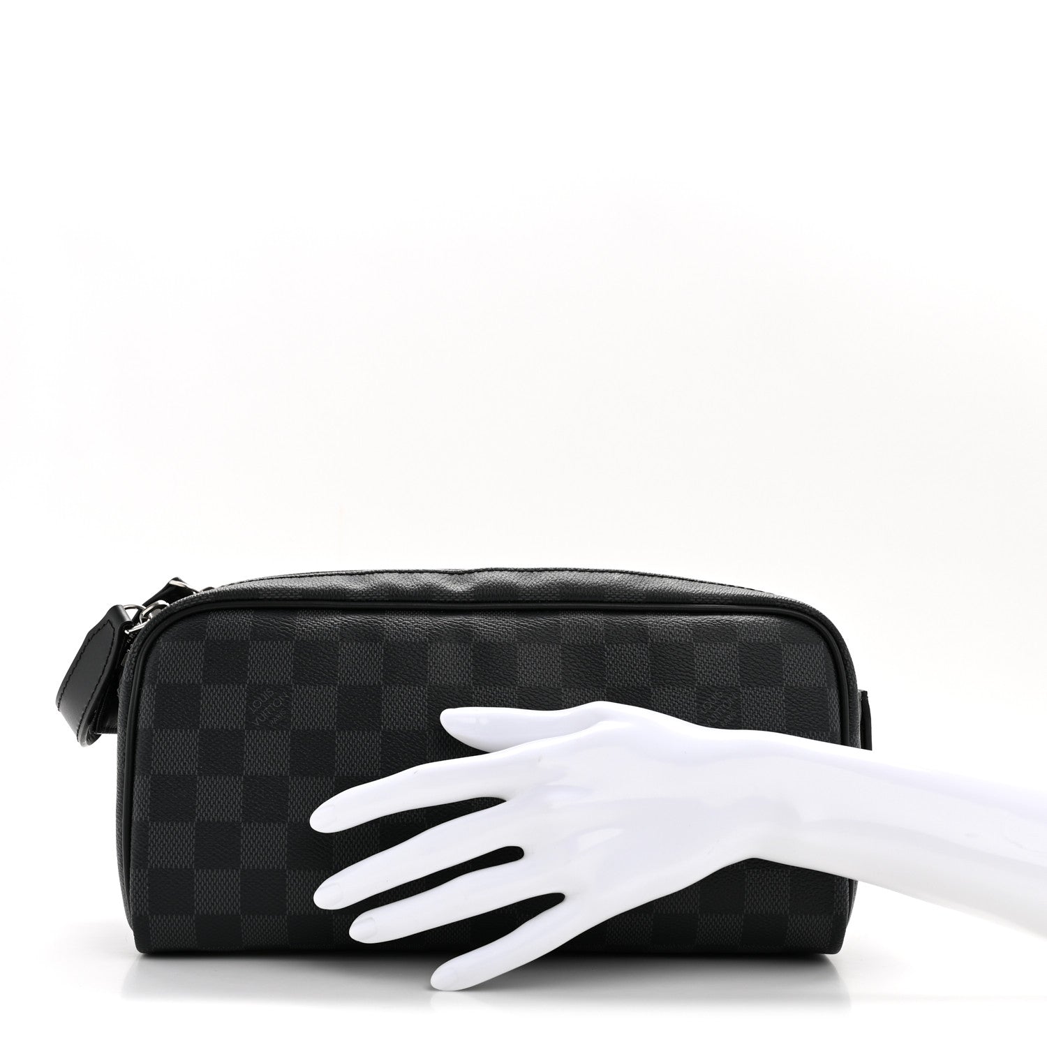Damier Graphite Dopp Kit Toilet Pouch