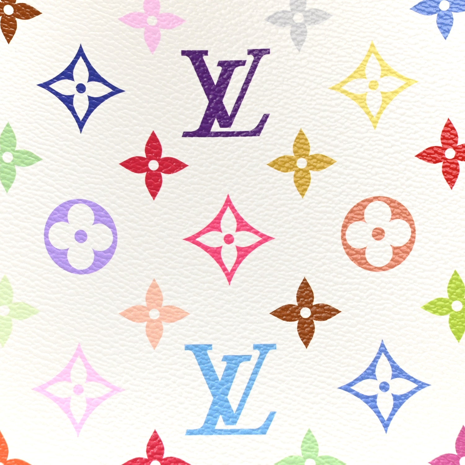 LV X TM Monogram Multicolor All In BB White