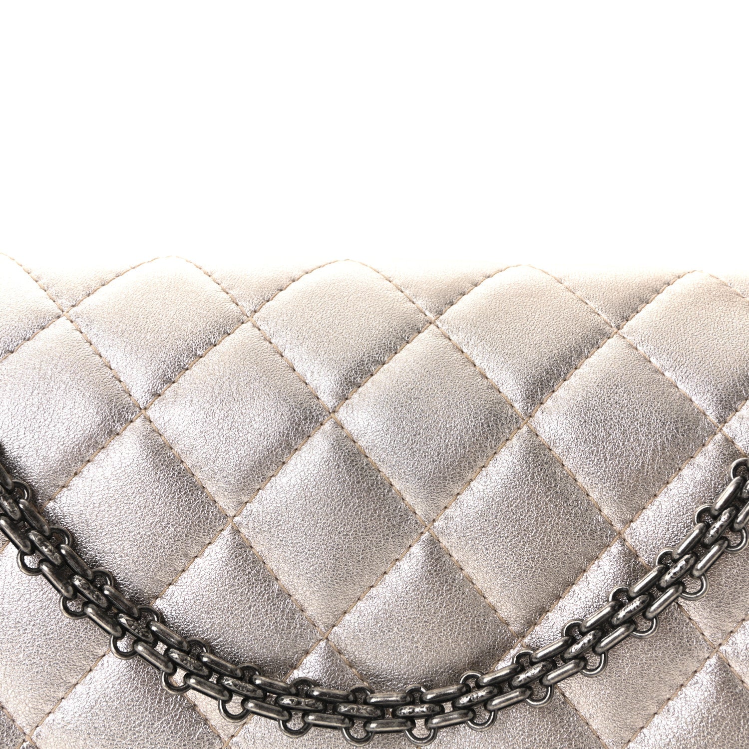 Metallic Calfskin Quilted 2.55 Reissue 226 Flap Light Pink