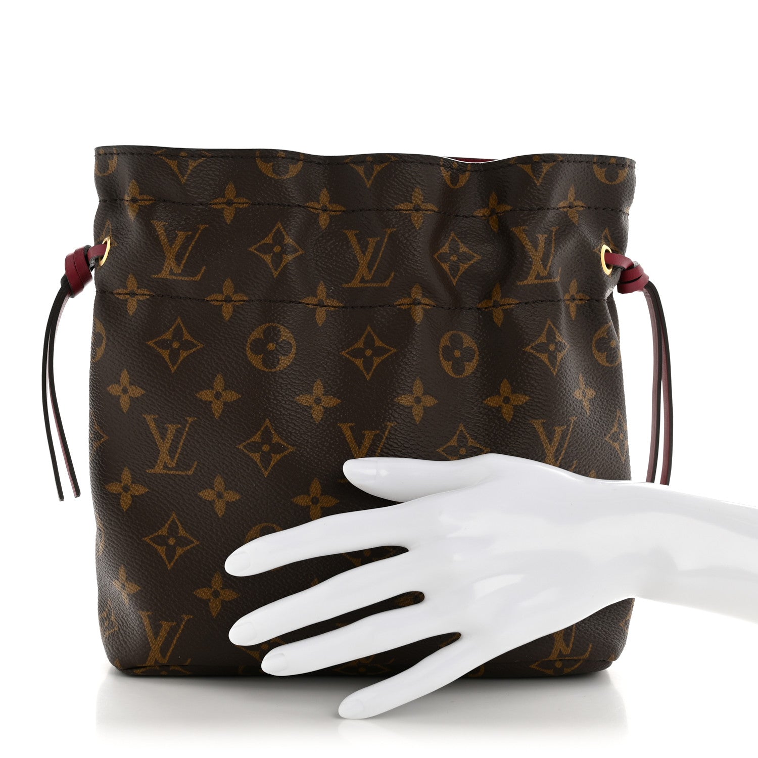 Monogram Pouch Noe Fuchsia