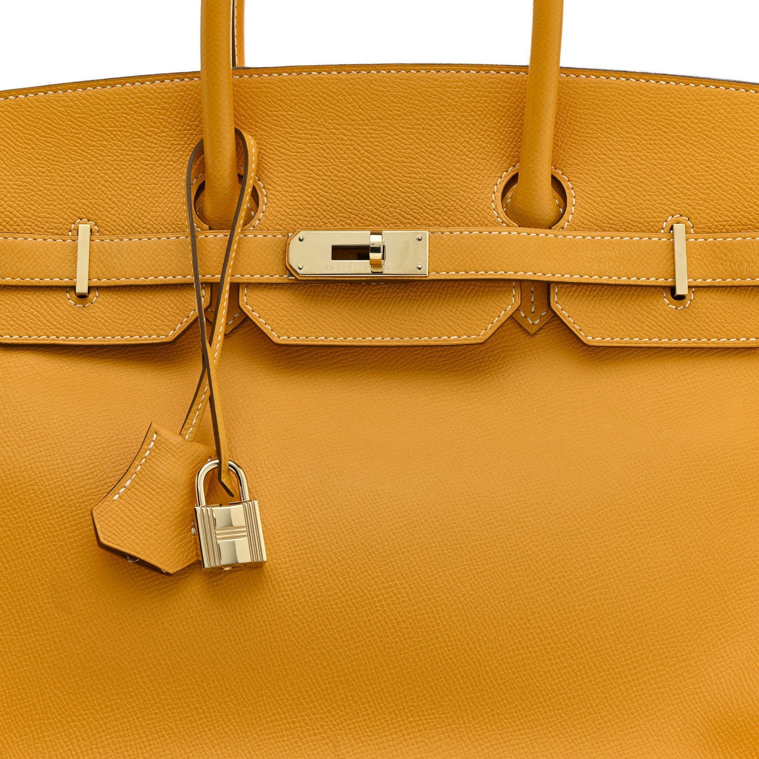 Epsom Candy Birkin 35 Jaune D'Or Feu