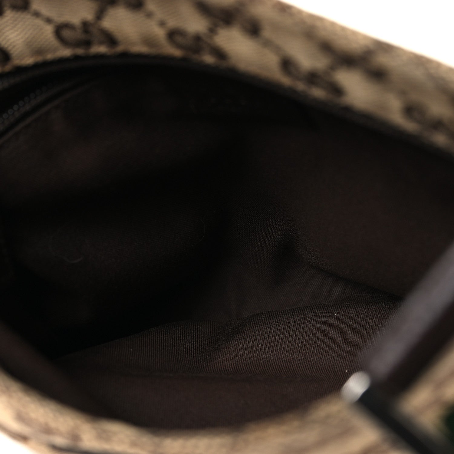Monogram Web Small Flat Messenger Bag Brown