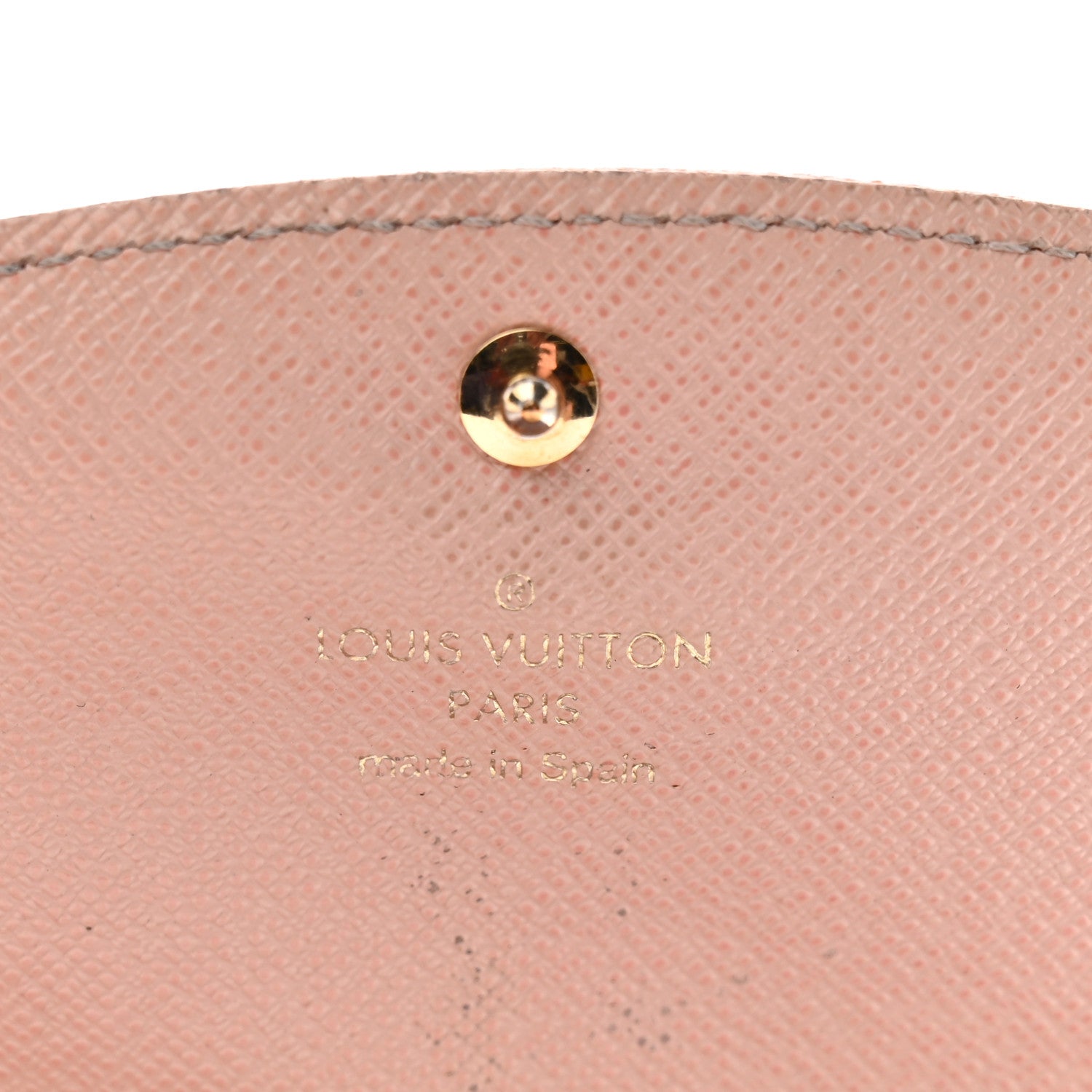 Damier Ebene Caissa Wallet Rose Ballerine