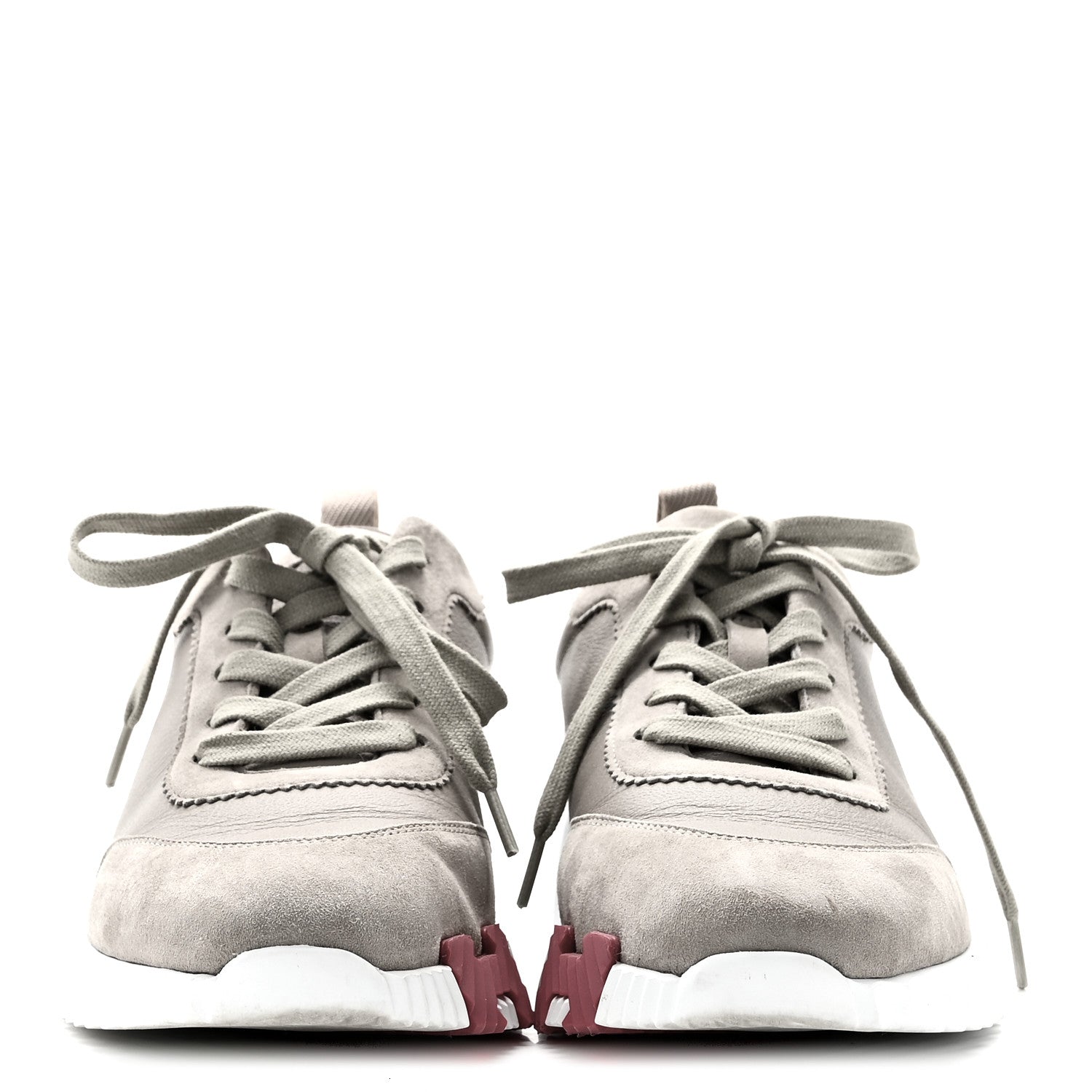 Sport Goatskin Suede Goatskin Womens Bouncing Sneakers 39 Beige Galet