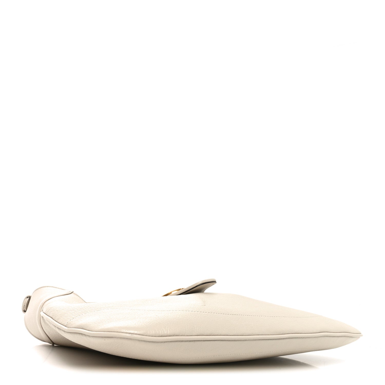 Goatskin Medium Aphrodite Shoulder Bag Mystic White