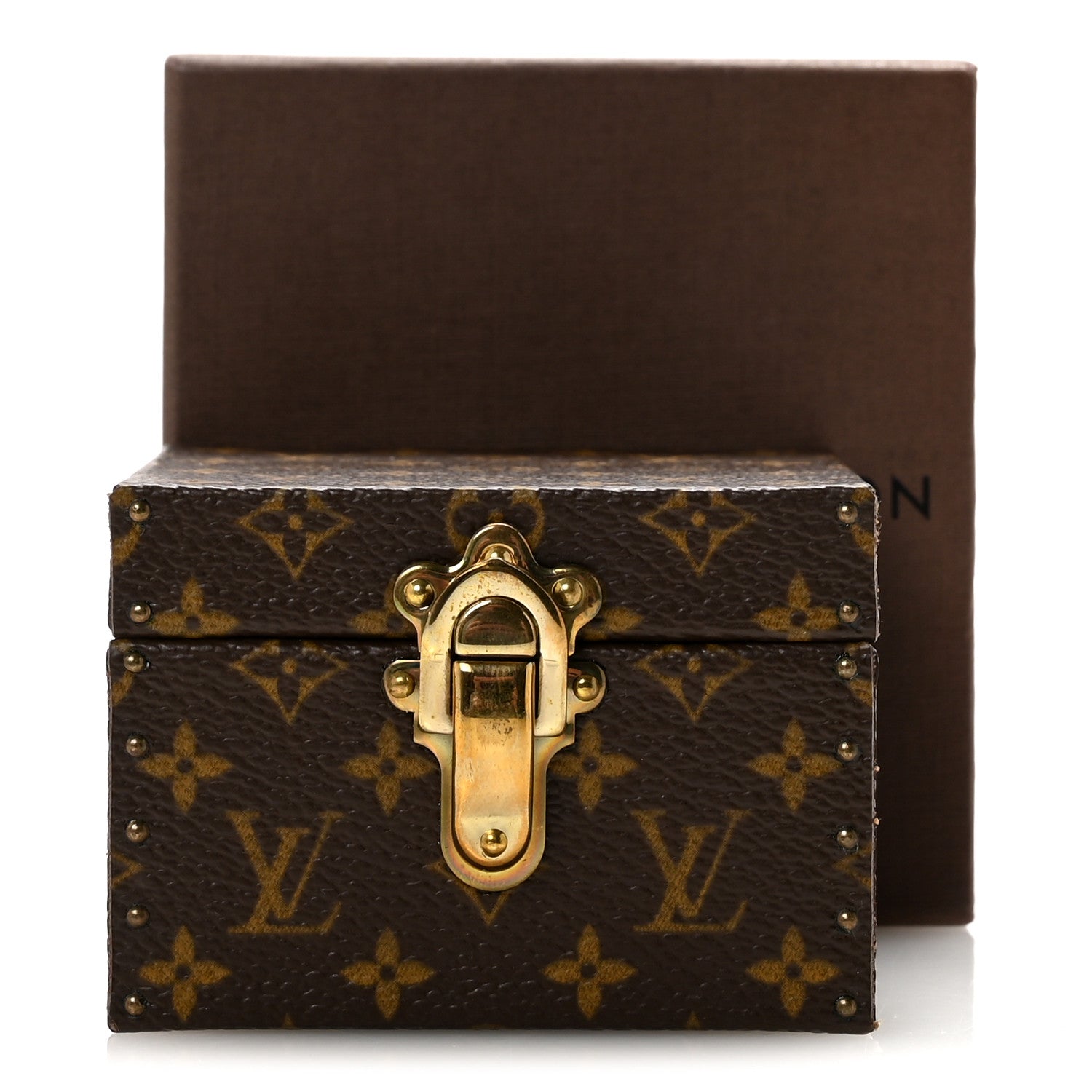 Monogram Ring Box Mini Trunk Case