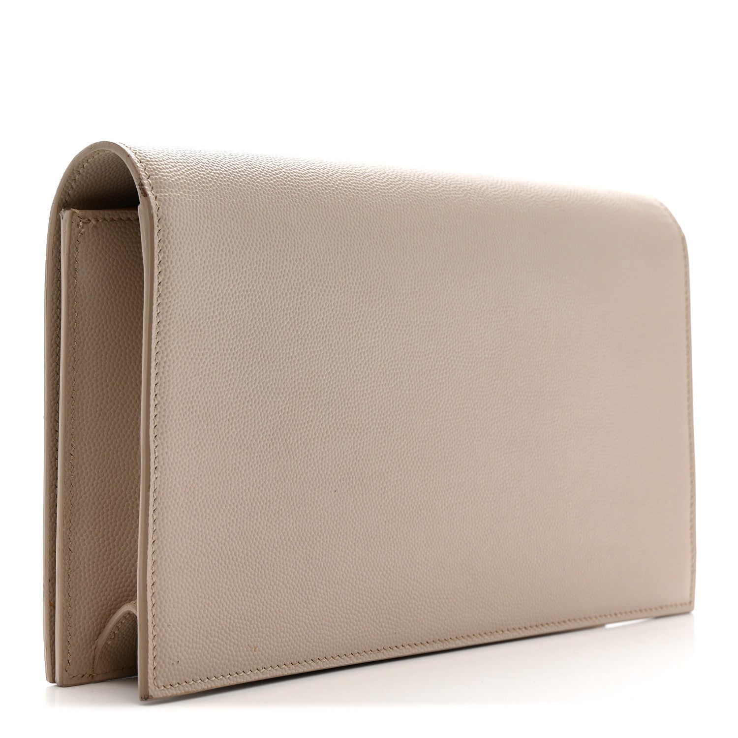 Grain De Poudre Classic Kate Monogram Clutch Nude Powder