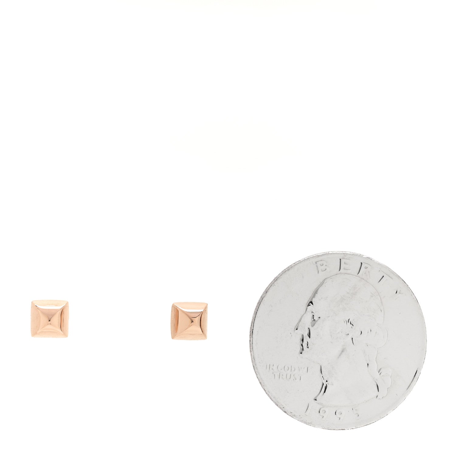 18K Rose Gold Clou d'H Stud Earrings