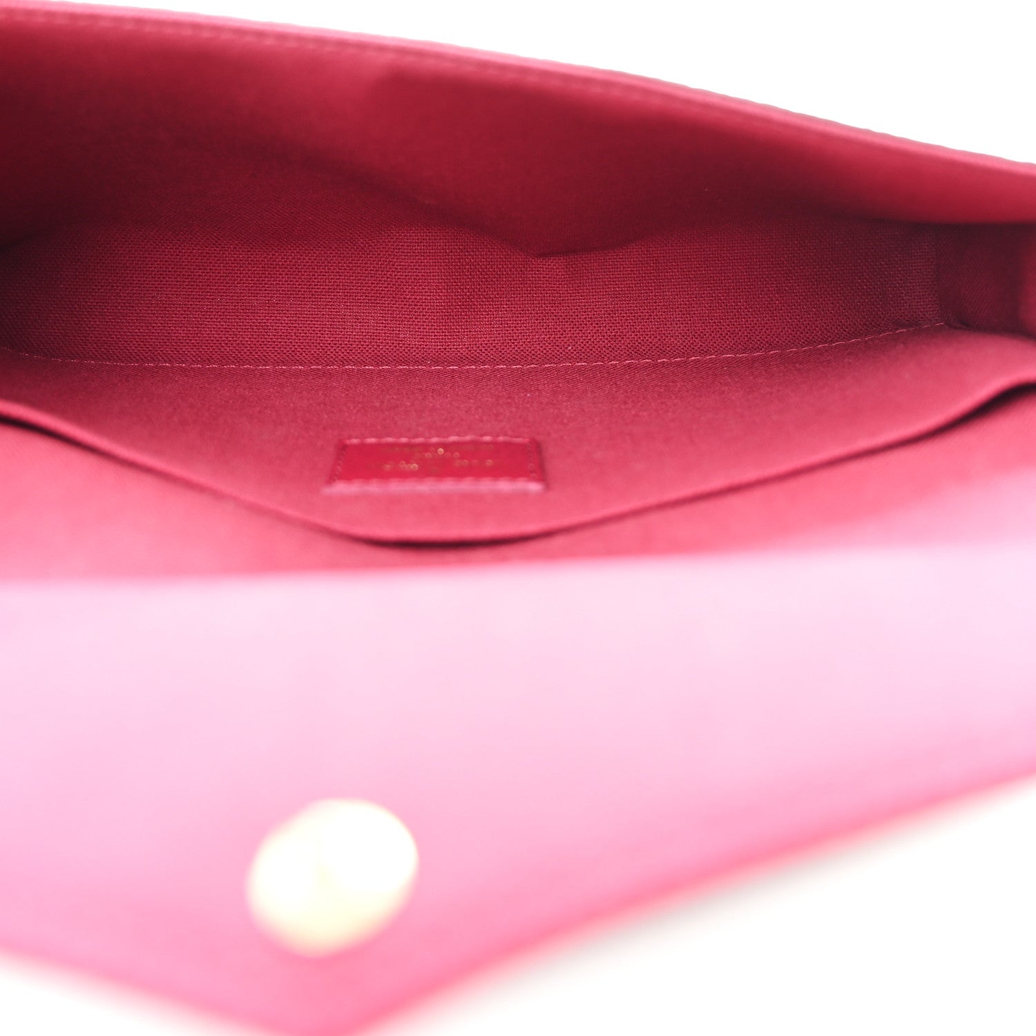 Monogram Pochette Felicie Chain Wallet Fuchsia