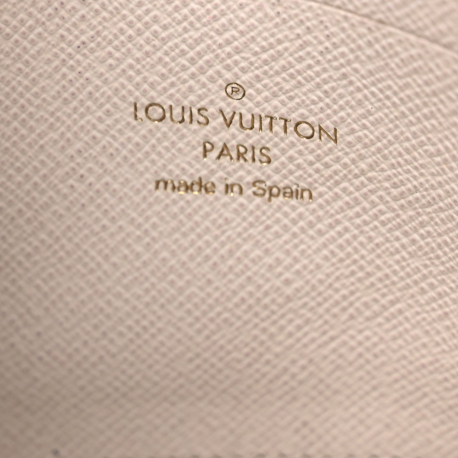 Monogram Giant Crafty Double Zip Pochette Creme Caramel
