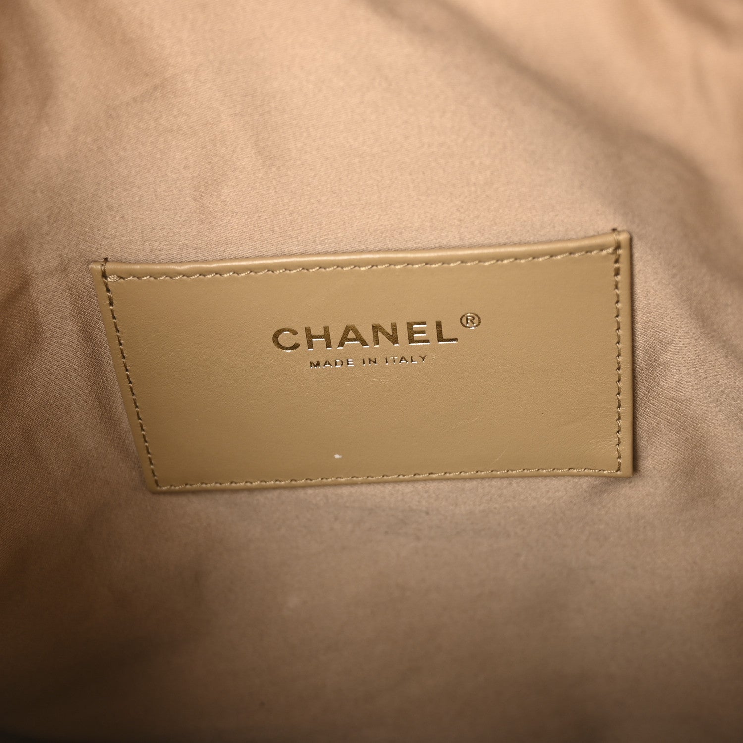 Caviar Quilted Medium Chanel 25 Handbag Dark Beige