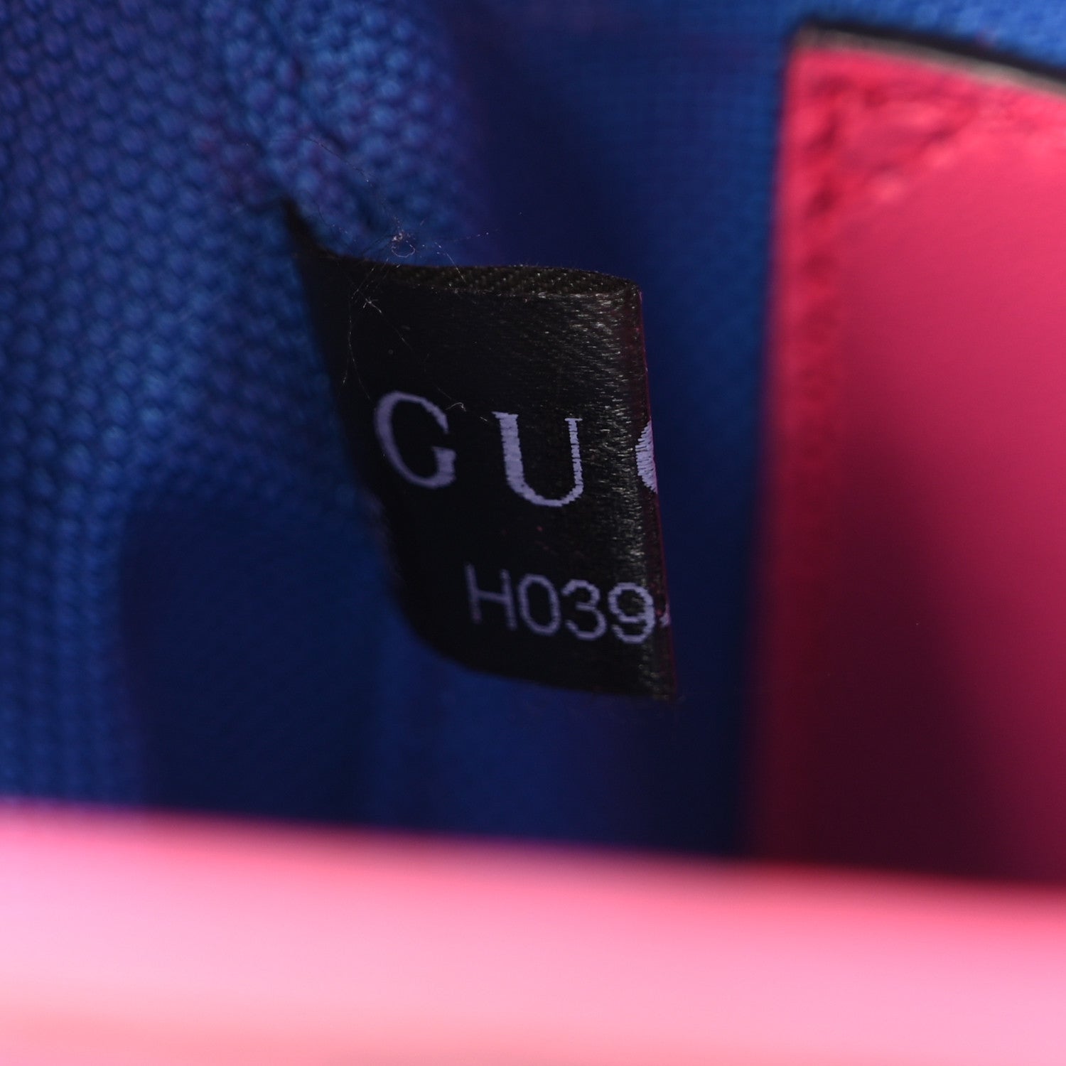 Calfskin GG Tennis Embossed Mini Tote Bag Modern Fuchsia Modern Blue