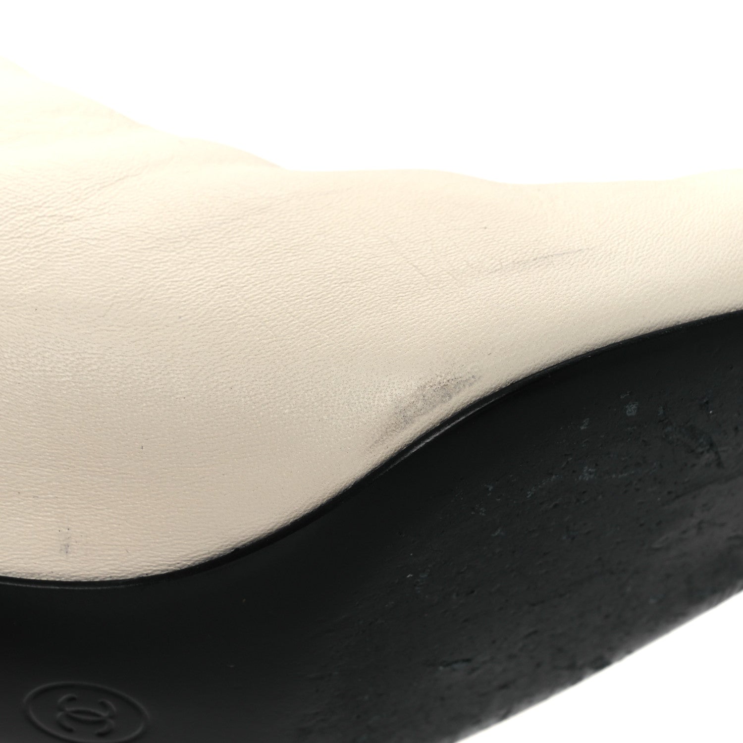 Lambskin Velvet Cap Toe Short Ankle Boots 37 White