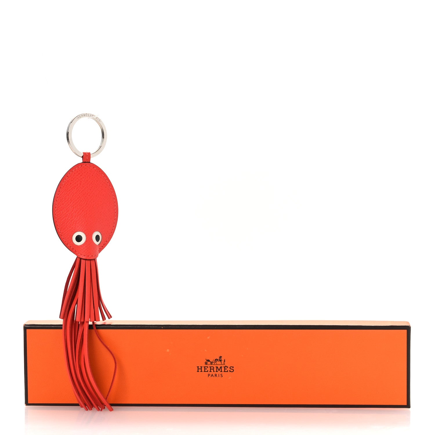 Epsom Poulpe Key Ring Orange White