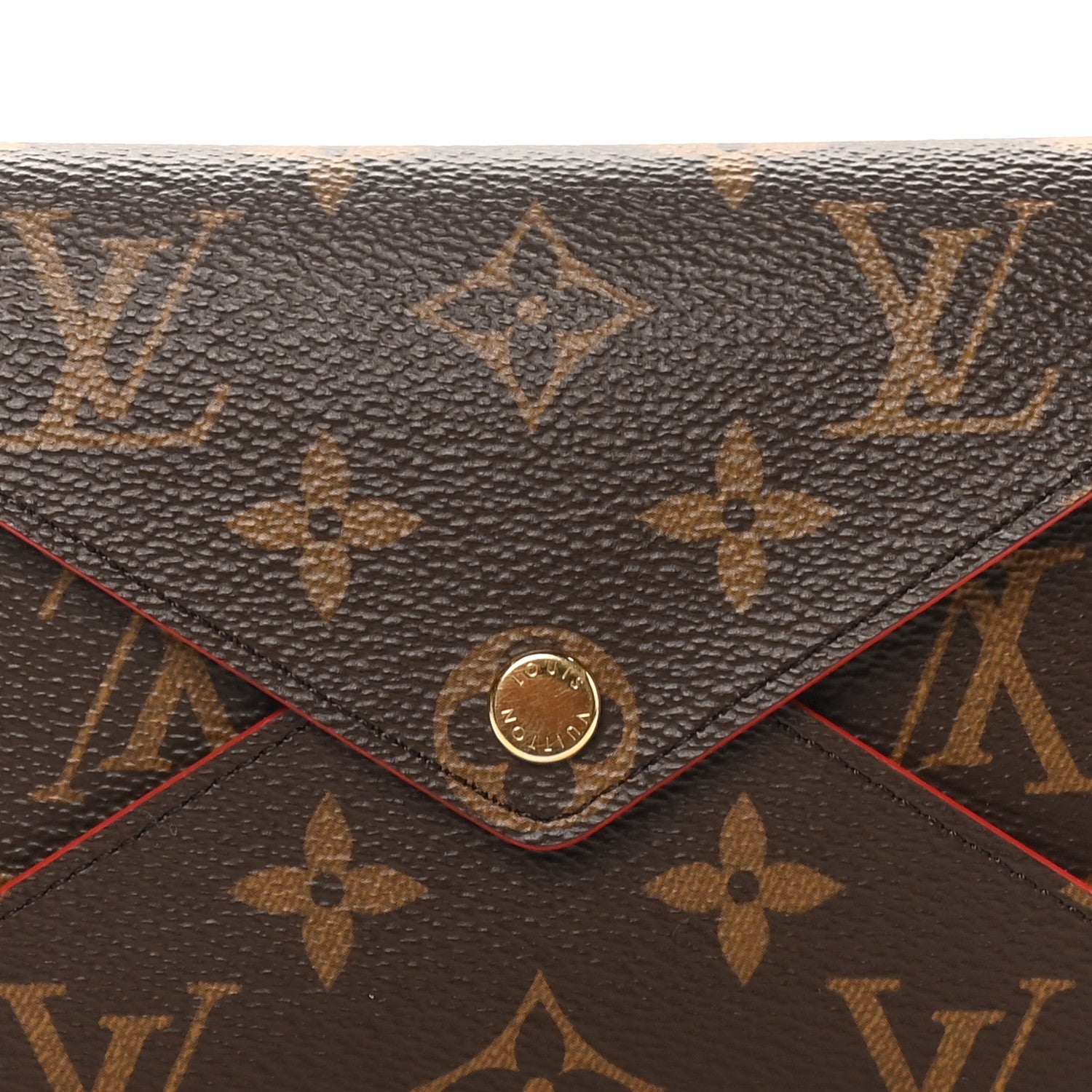 Monogram Medium Kirigami Pochette Insert Coquelicot