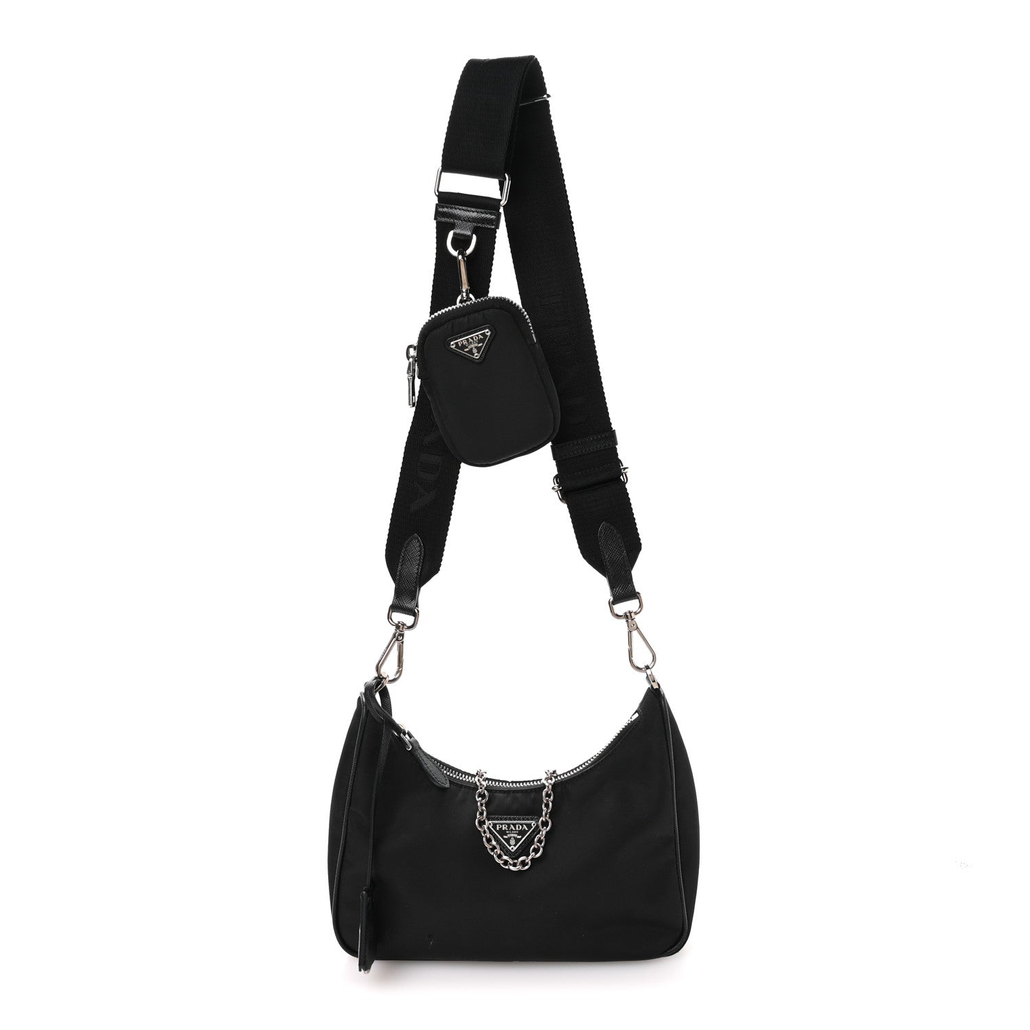 Nylon Re-Edition 2005 Shoulder Bag Black