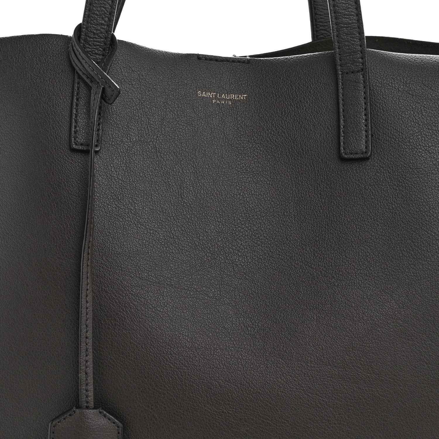 Calfskin Large Shopping Tote Asphalt
