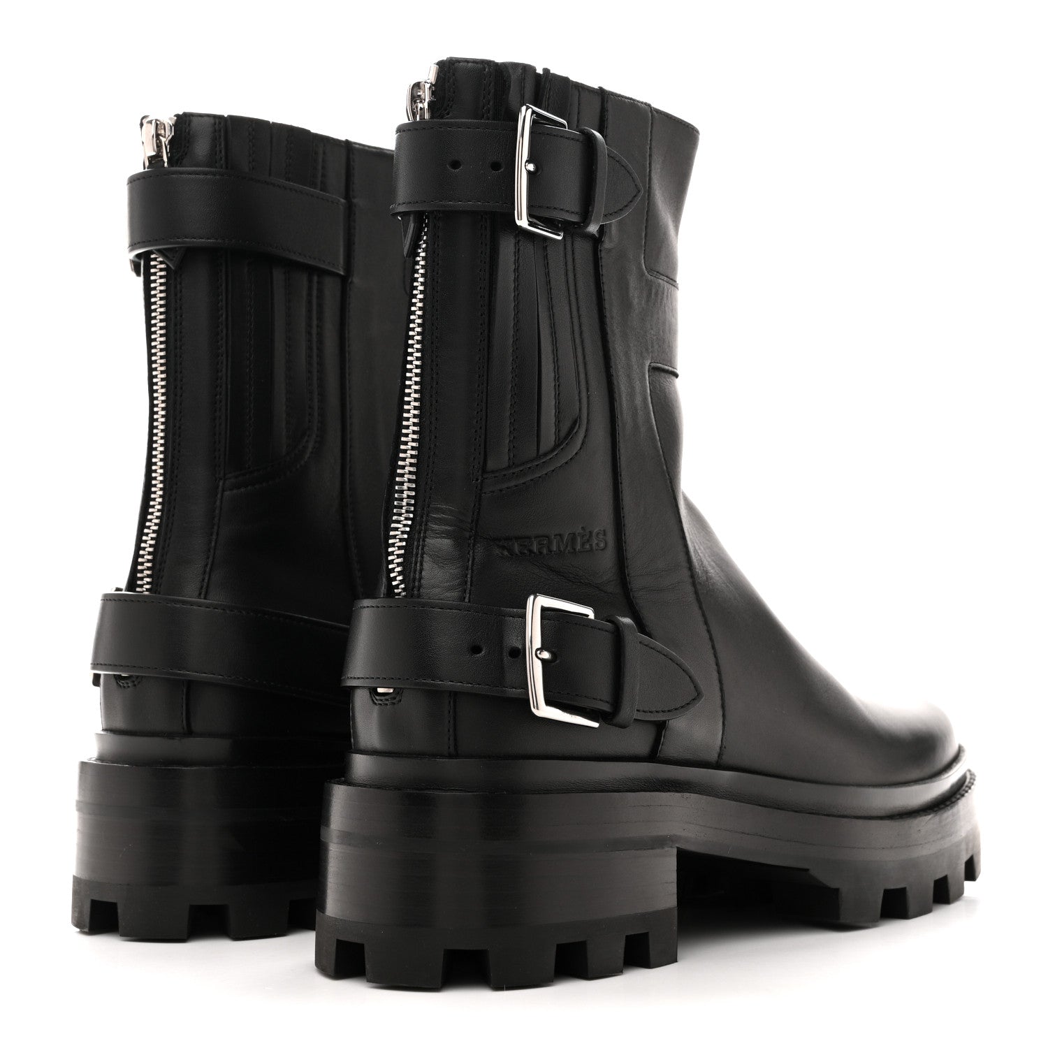 Calfskin Jaime Ankle Boots 39 Black