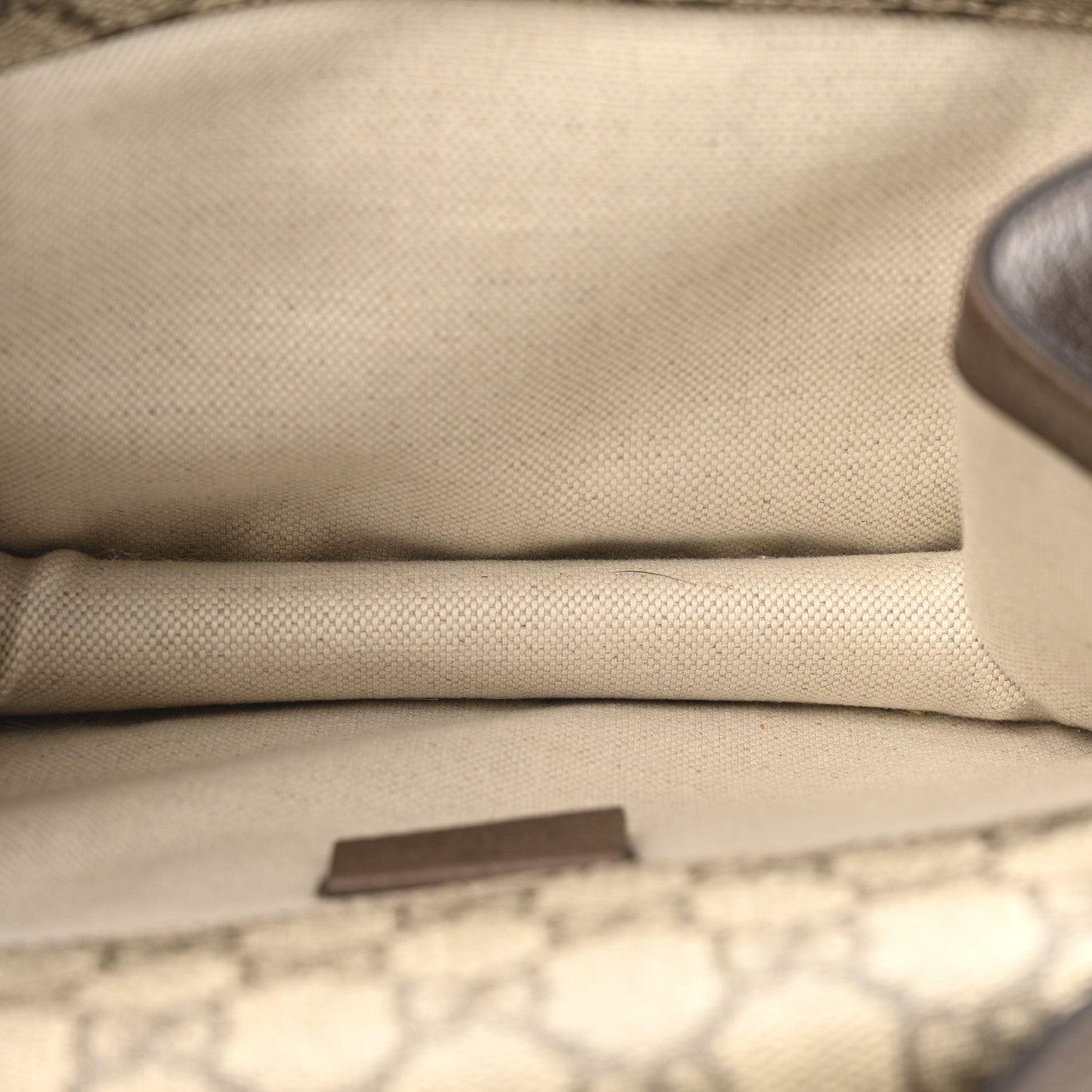 GG Supreme Monogram Web Small Neo Vintage Double Flap Messenger Bag Beige New Acero