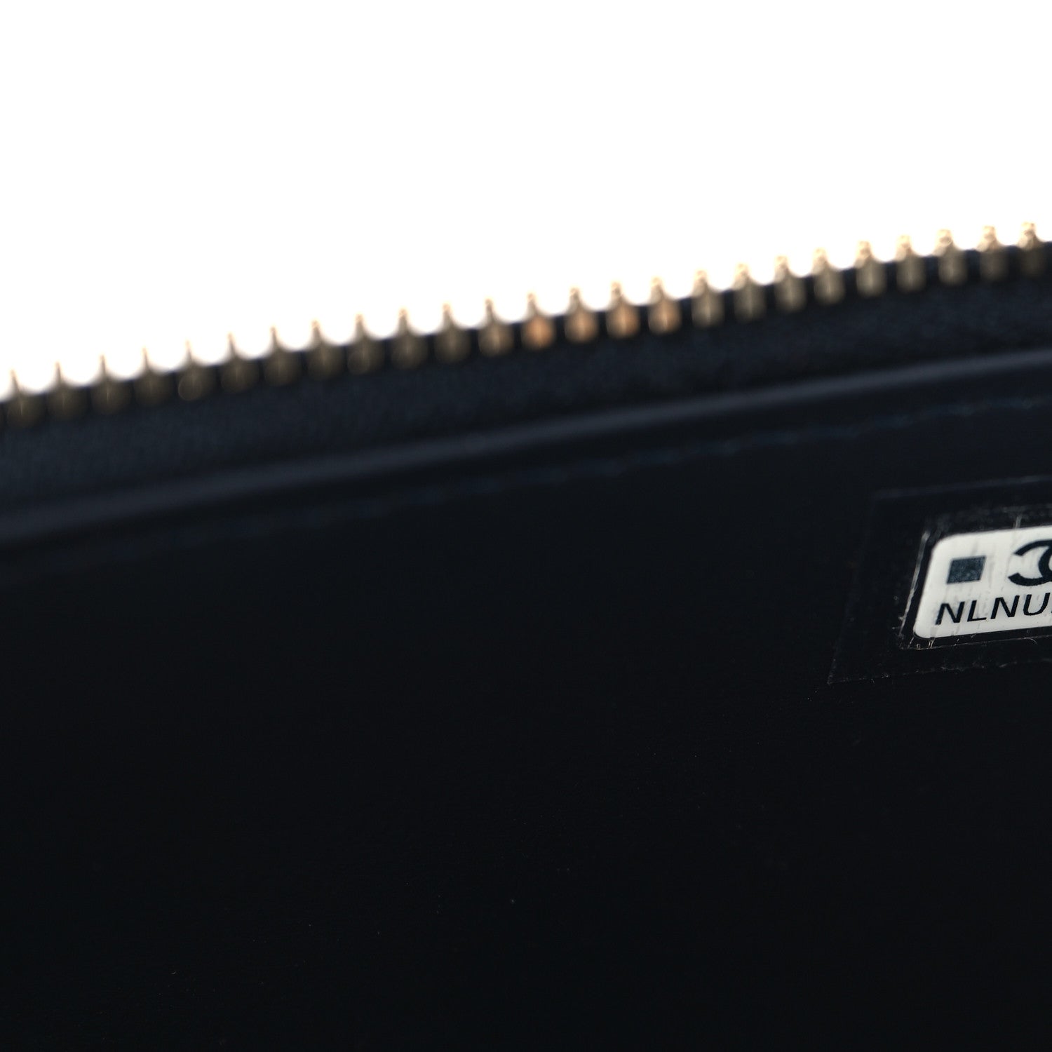 Denim Quilted Vanity Case With Chain Dark Blue