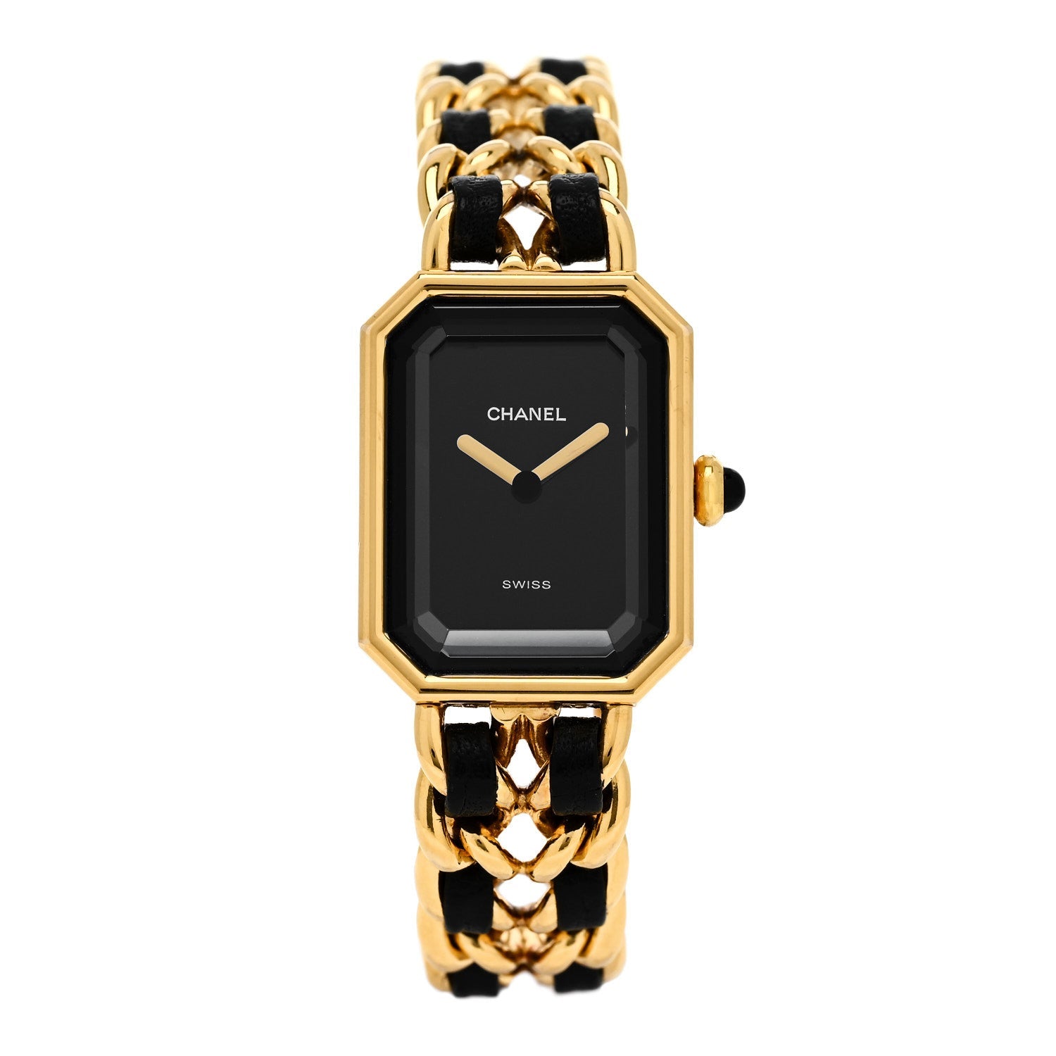 Stainless Steel Lambskin 20mm Chain Premiere Quartz Watch Gold L