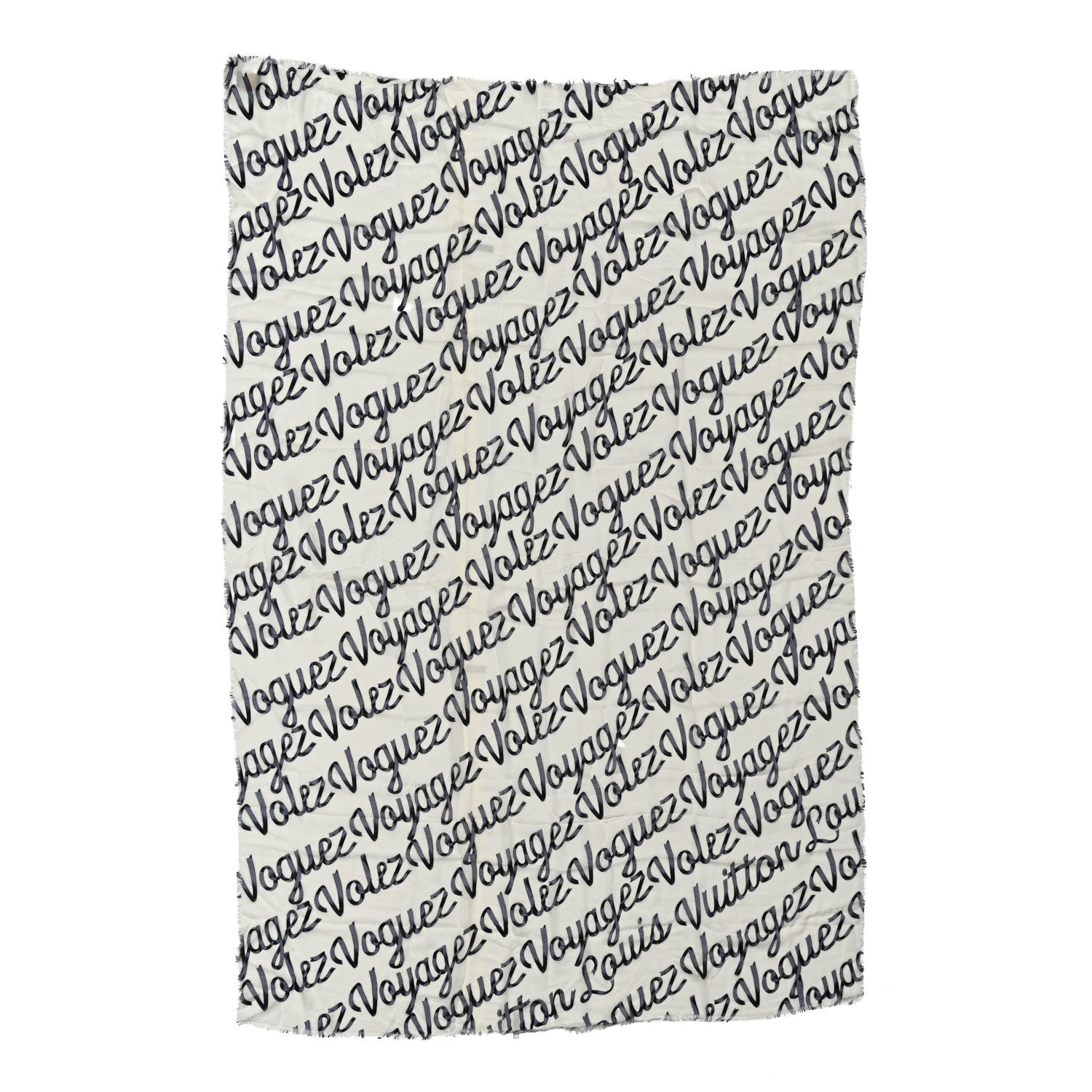 Silk Wool Volez Voguez Voyagez Stole