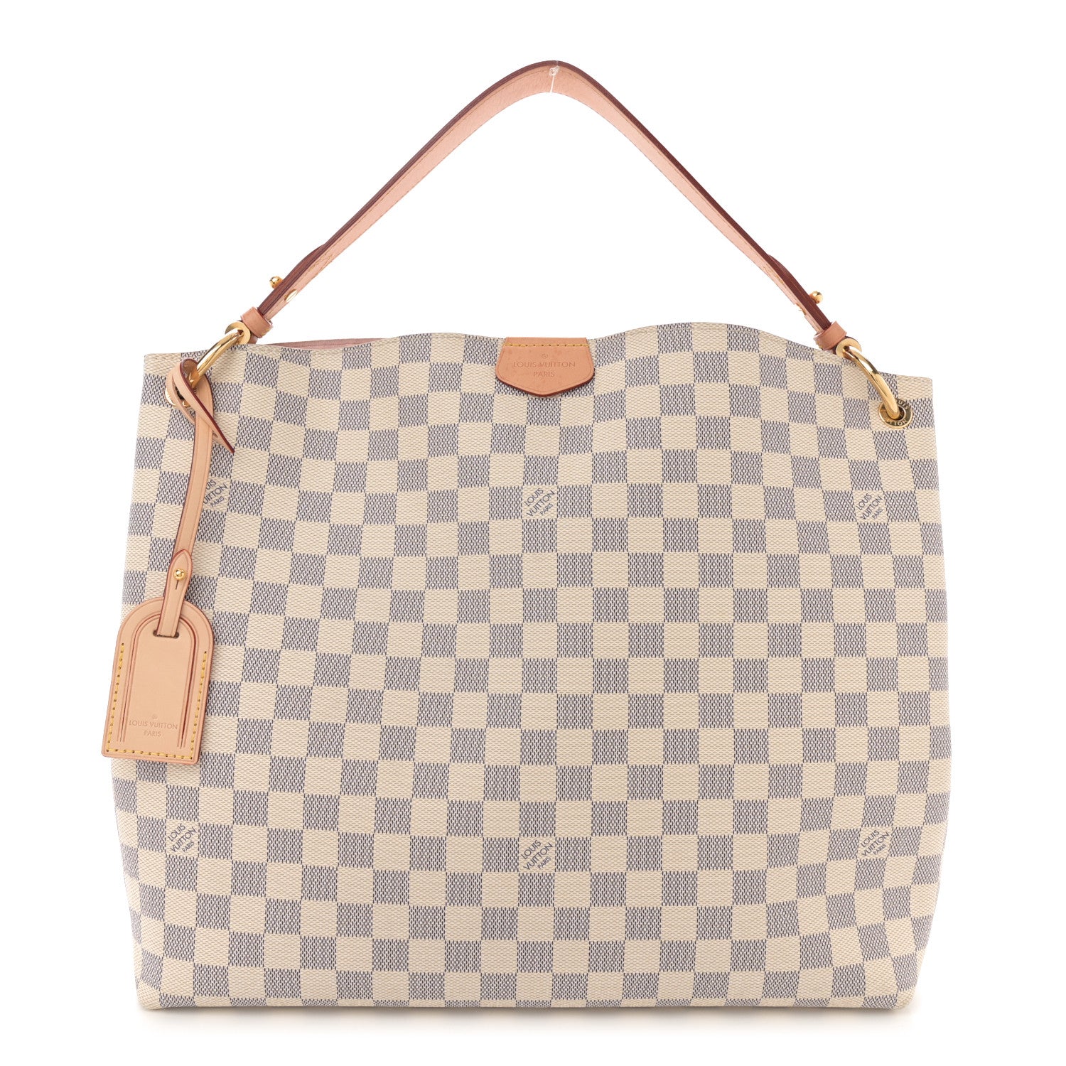 Damier Azur Graceful MM Rose Ballerine