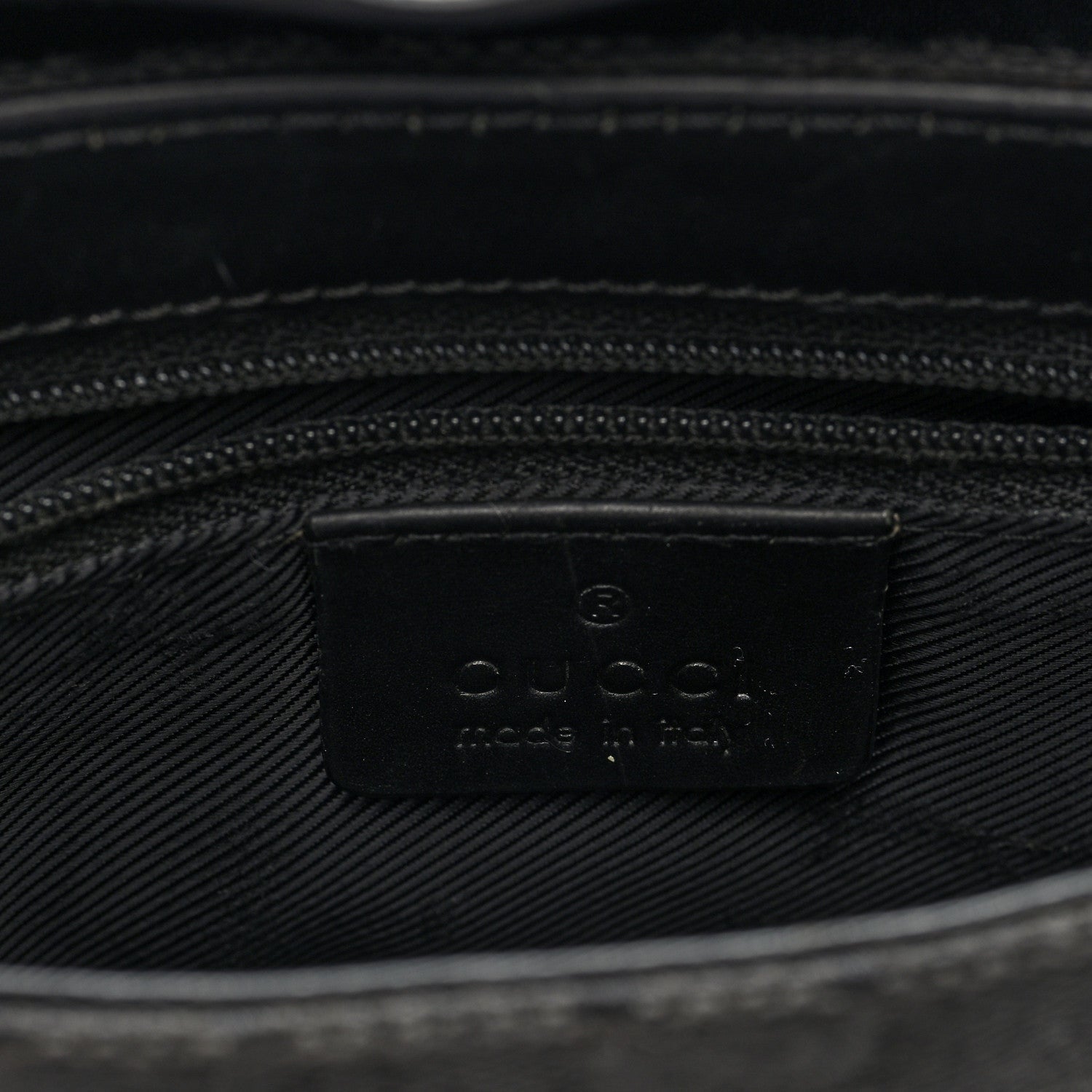 GG Monogram Web Flight Belt Bag Black