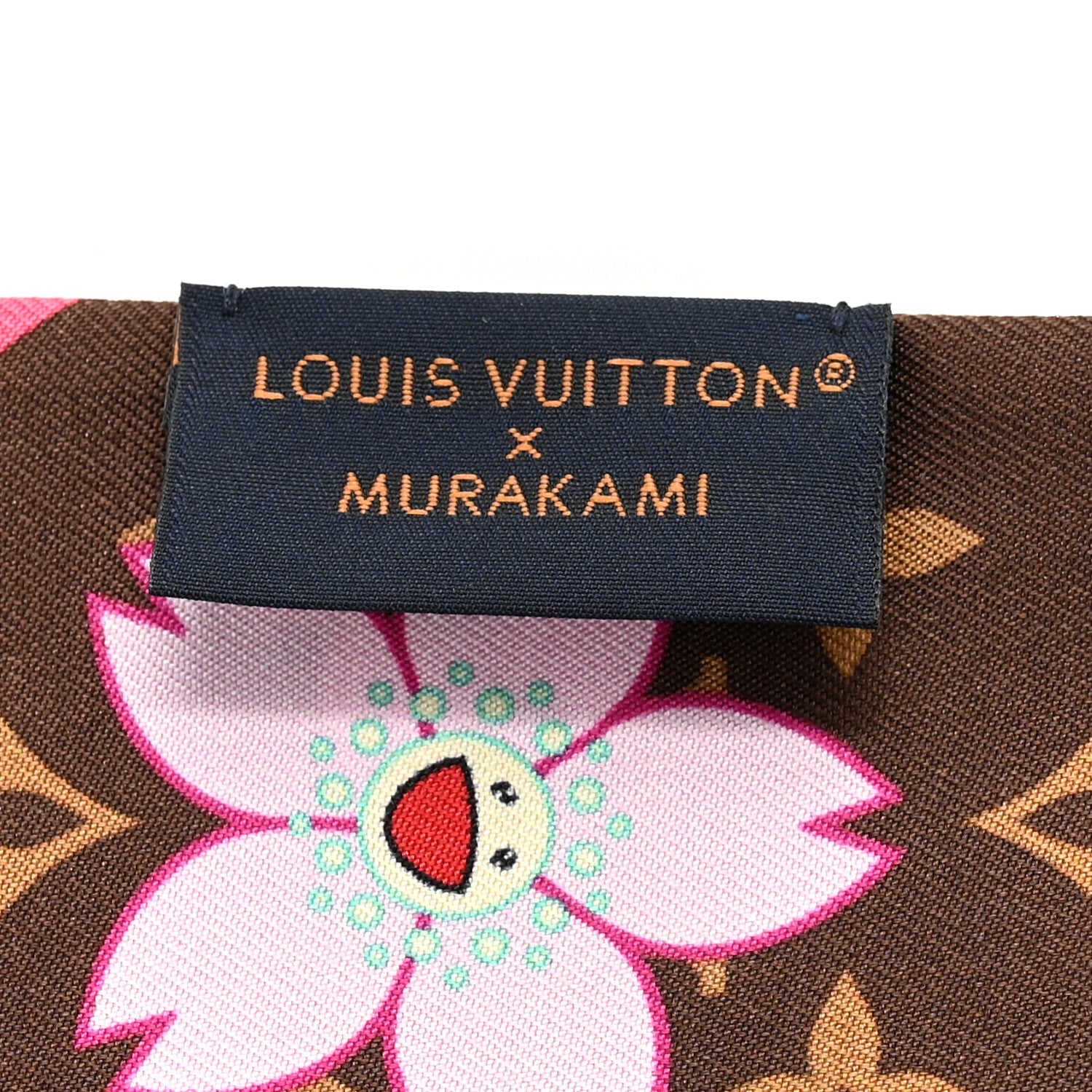 LV X TM Silk Monogram Cherry Blossom BB Bandeau Tan