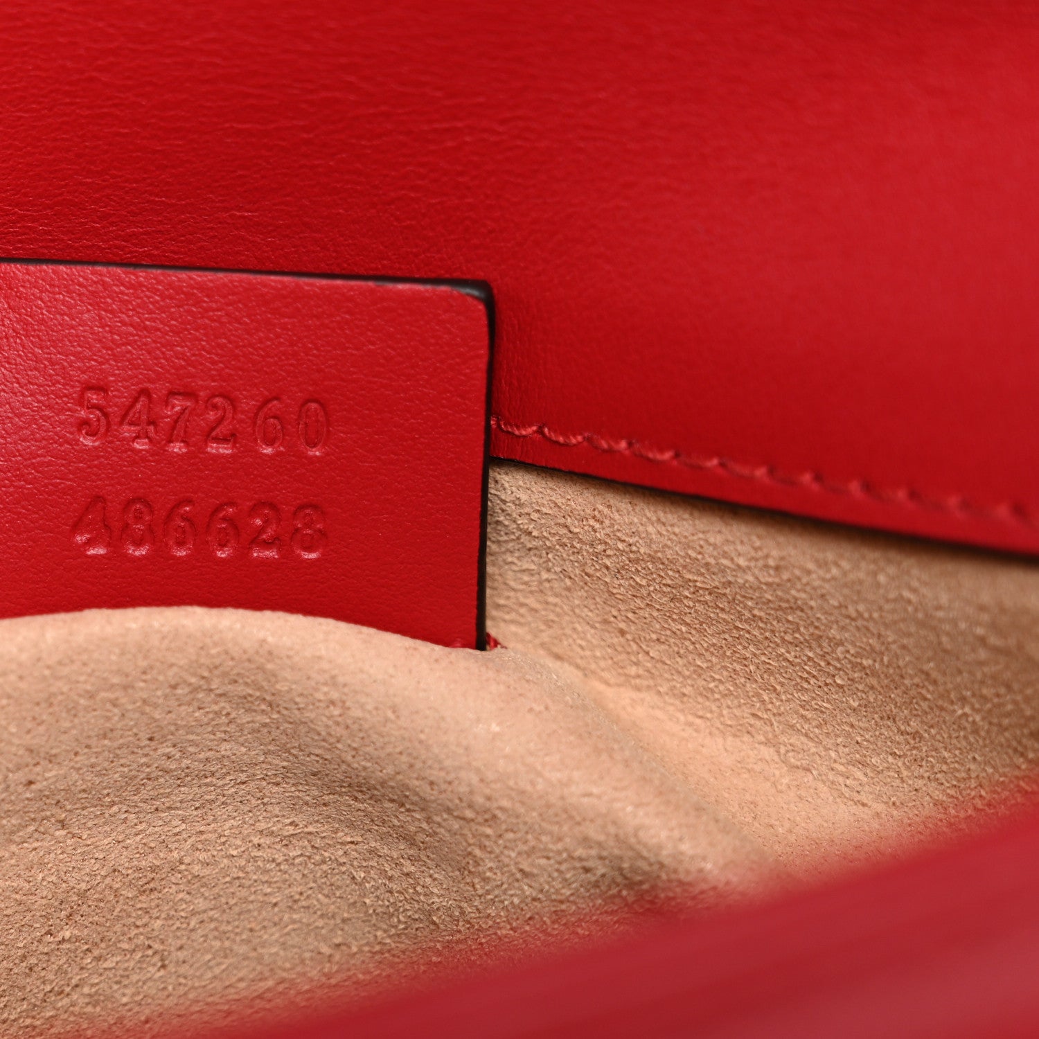 Calfskin Matelasse Mini GG Marmont Top Handle Shoulder Bag Hibiscus Red