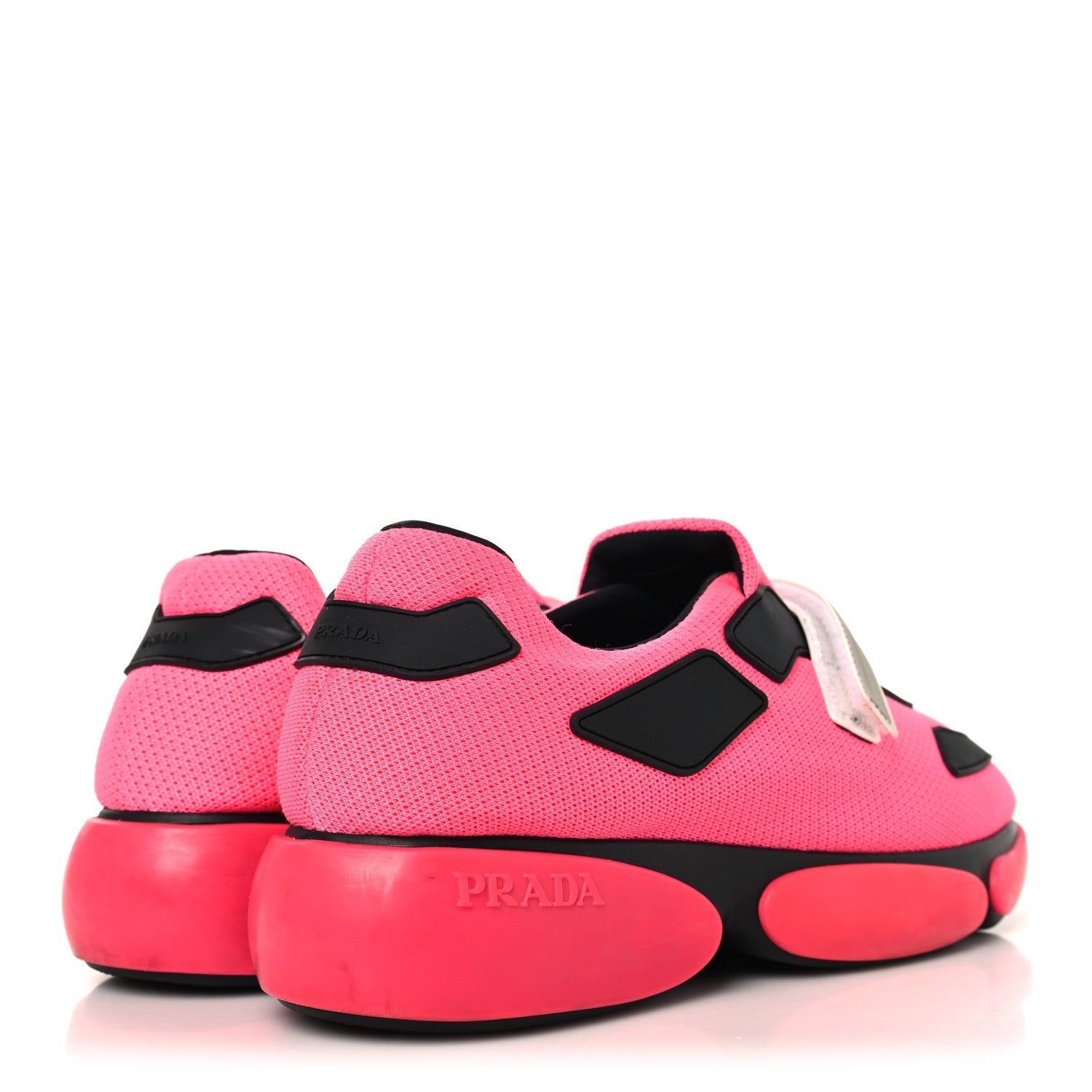 Knit Cloudbust Sneakers 40 Rosa Fluo Black