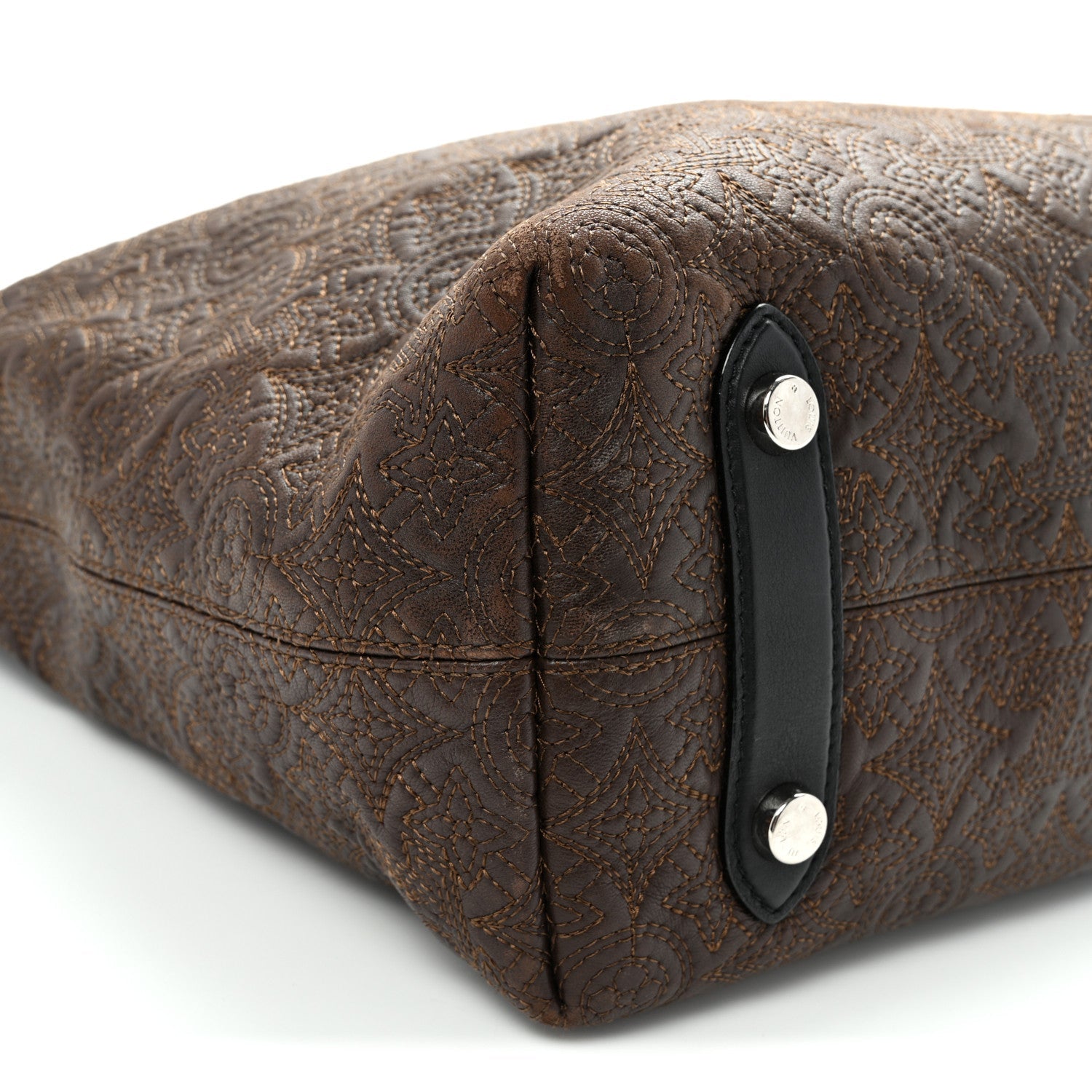 Monogram Lambskin Antheia Hobo PM Chocolat
